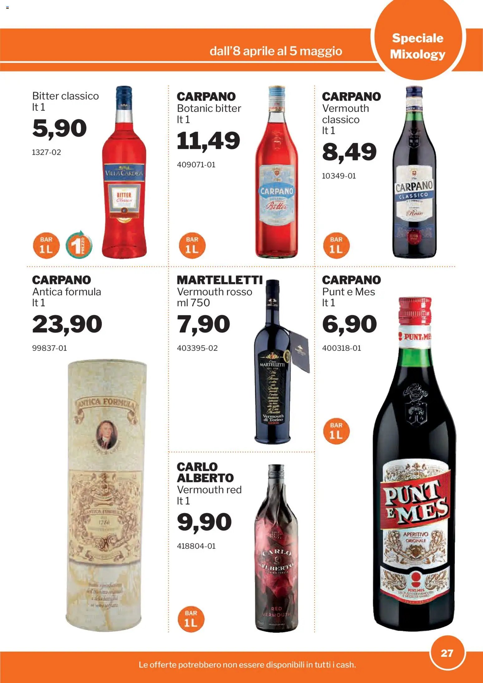 Sogegross volantino Mixology (2026-04-08 - 2026-05-05)