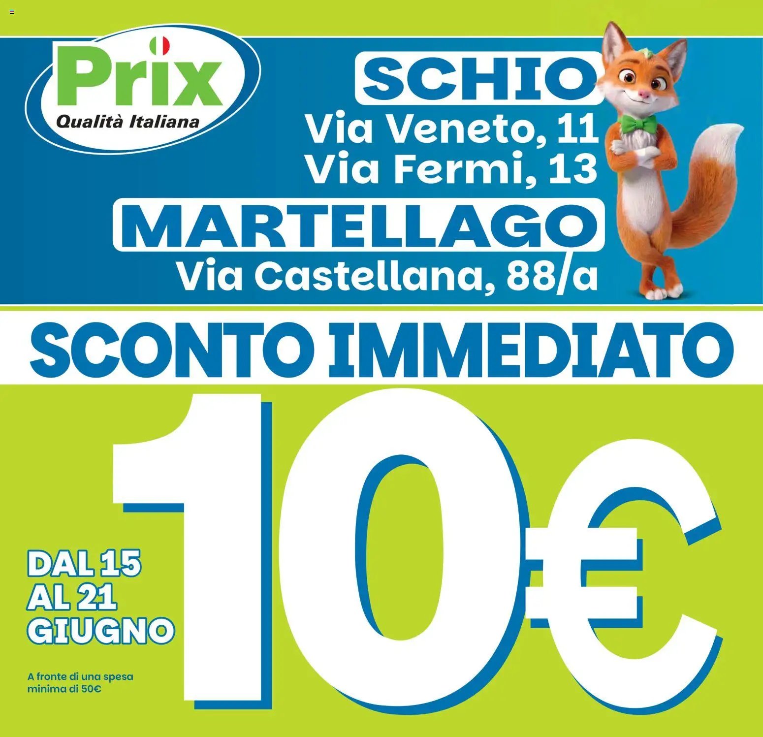 Prix volantino Schio, Martellago