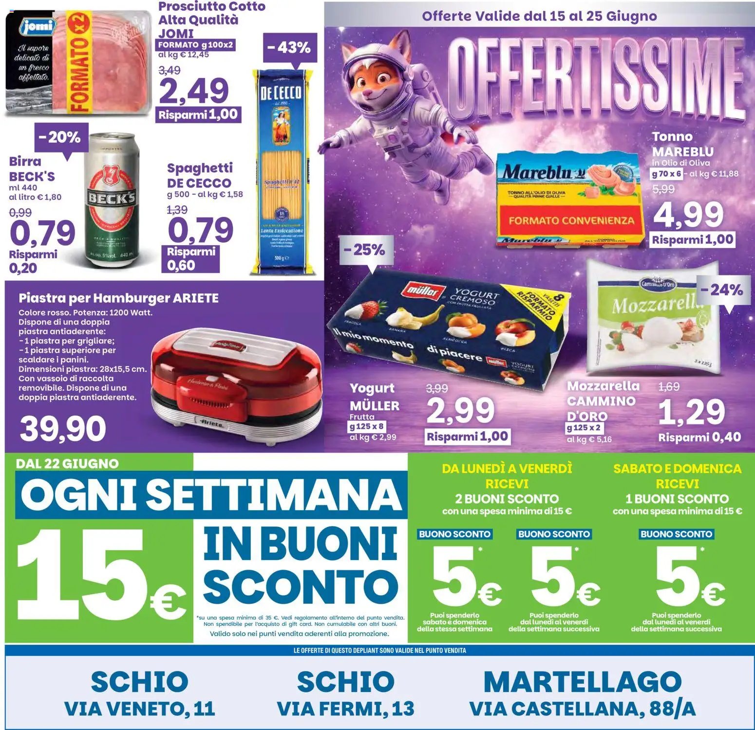 Prix volantino Schio, Martellago