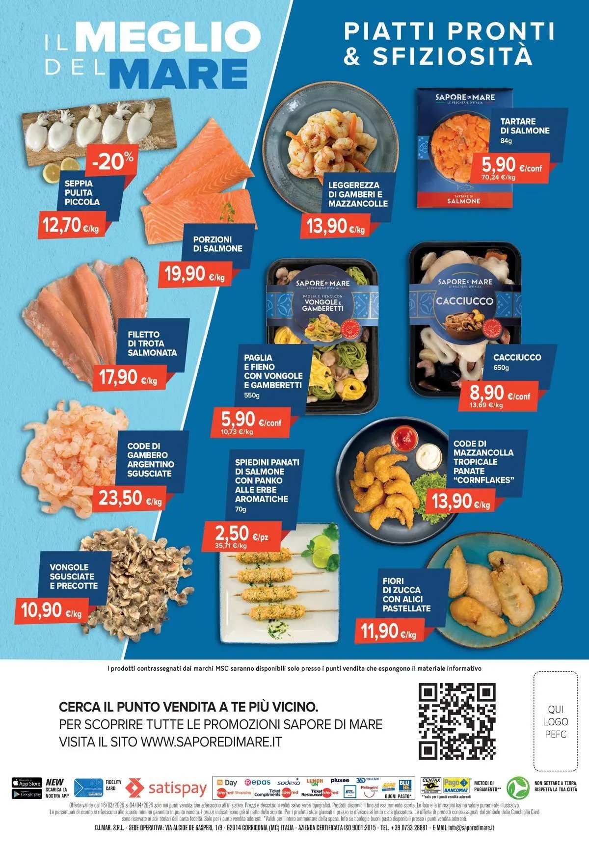 Sapore di mare - Offerte fresche di stagione!