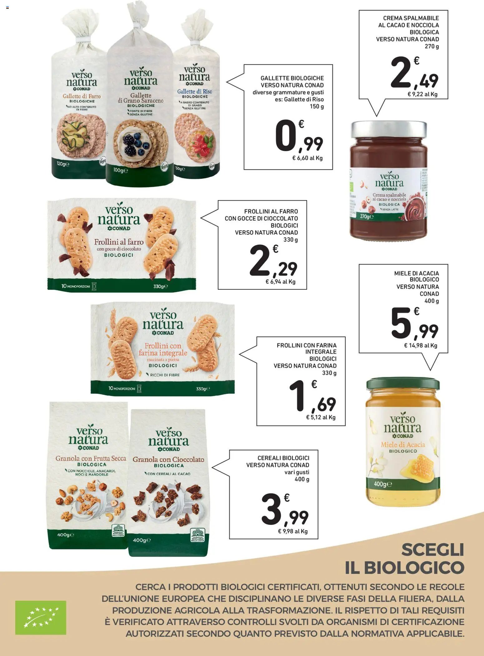 Spazio Conad volantino Scelte di Benessere