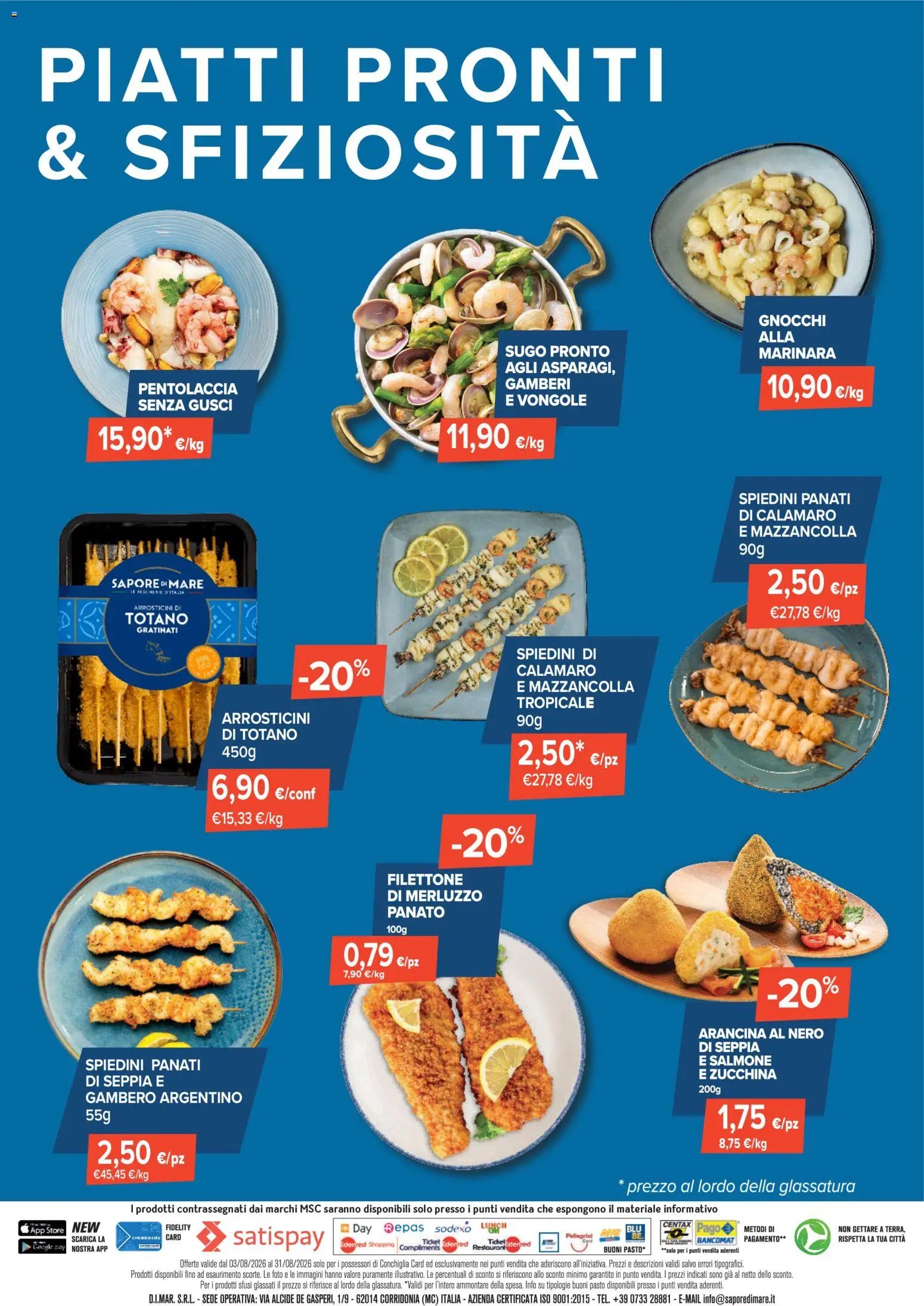 Sapore di mare volantino