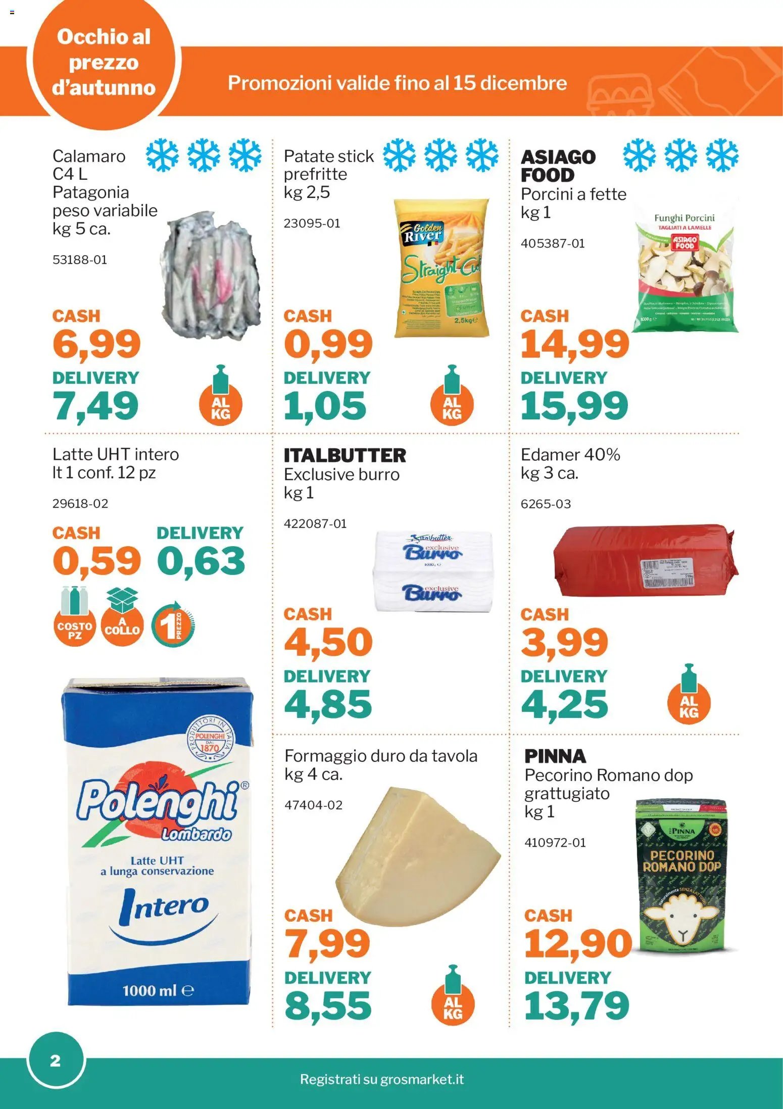 Sogegross volantino Occhio al prezzo d'autunno