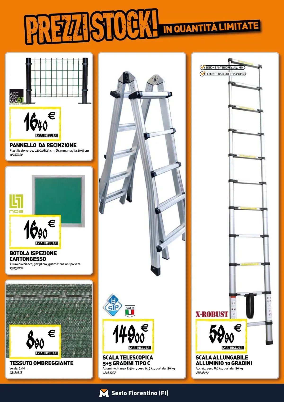 TECNOMAT - Straordinari prezzi stock!