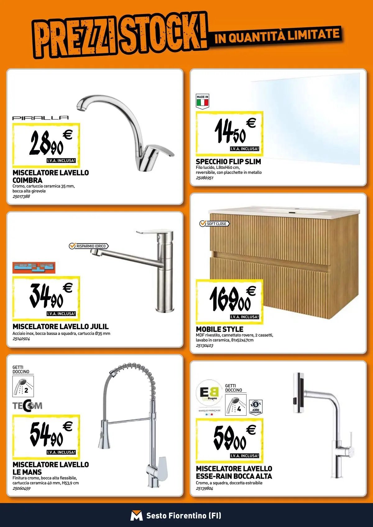 TECNOMAT - Straordinari prezzi stock!