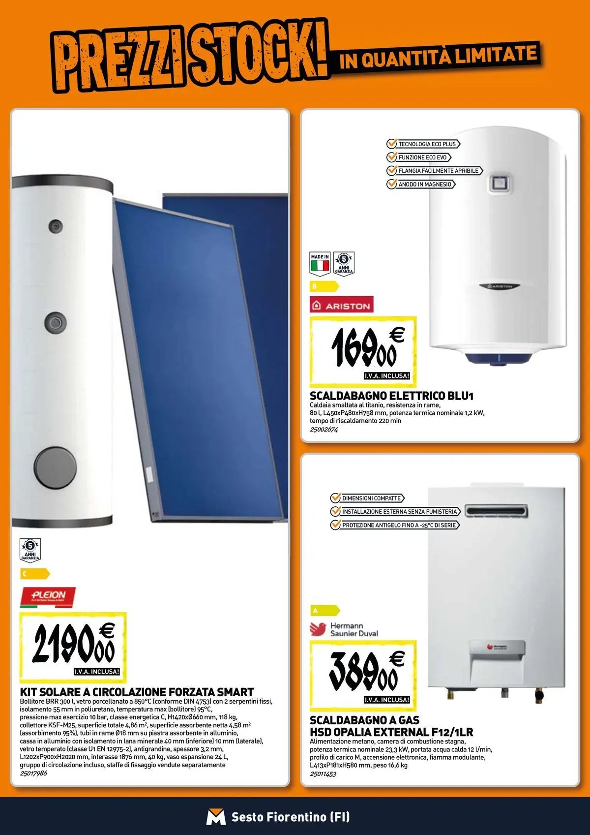 TECNOMAT - Straordinari prezzi stock!