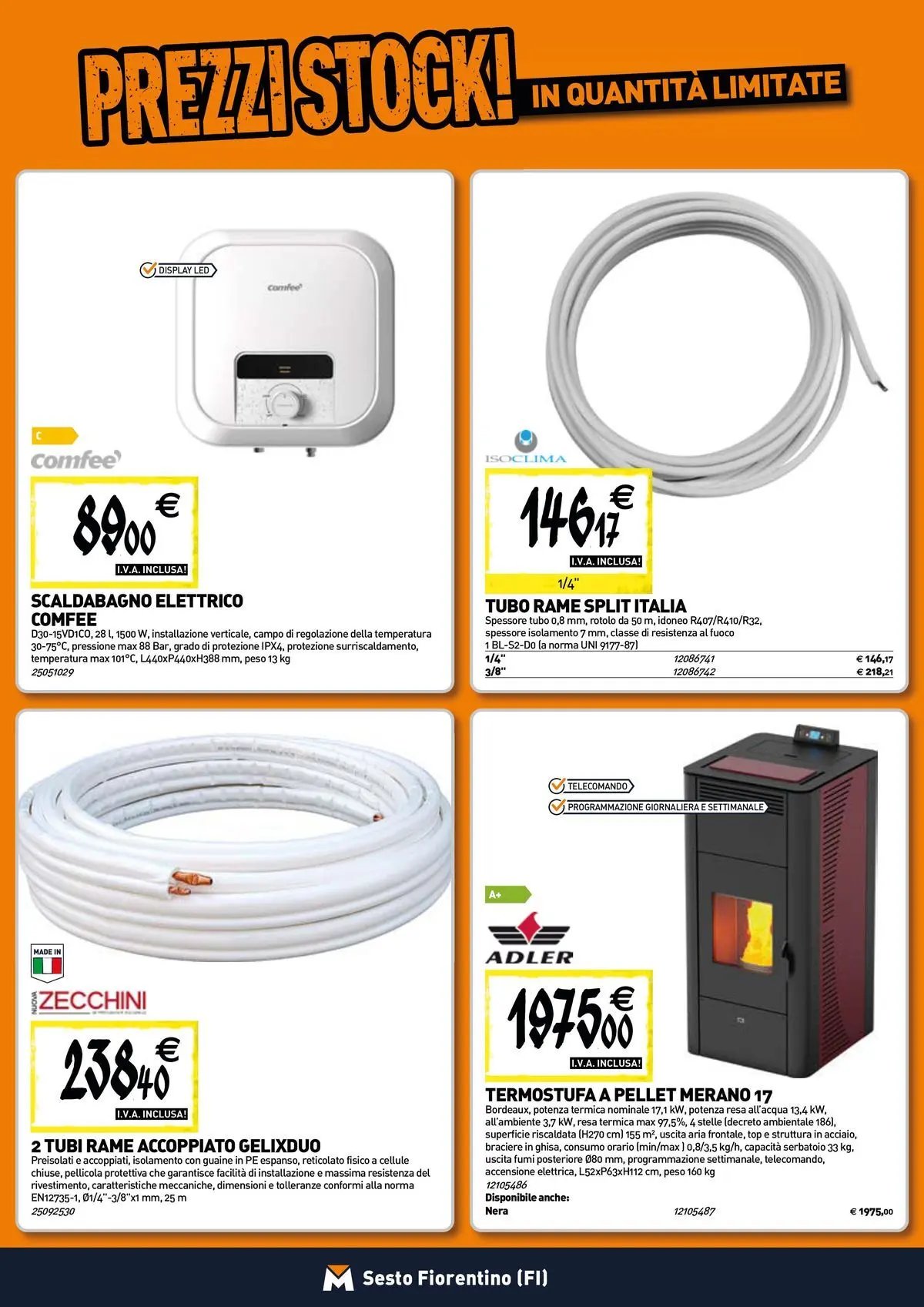 TECNOMAT - Straordinari prezzi stock!
