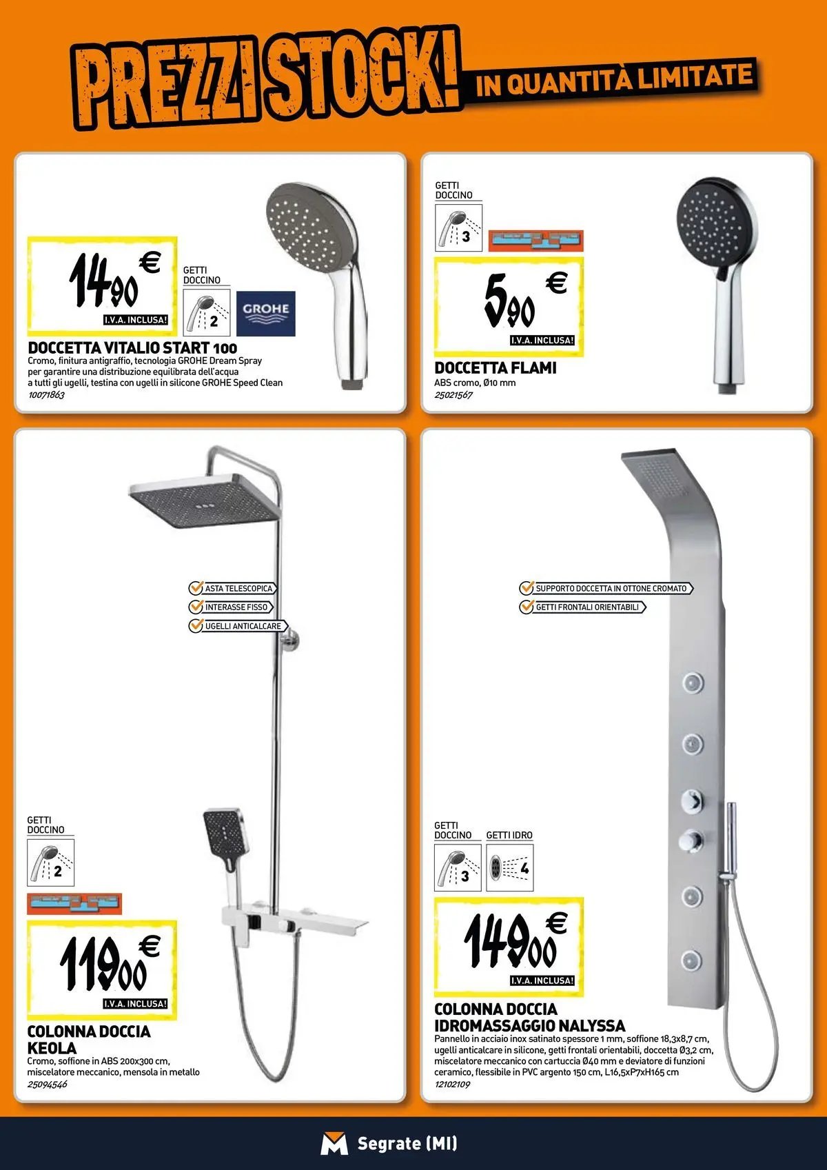 TECNOMAT - Straordinari prezzi stock!