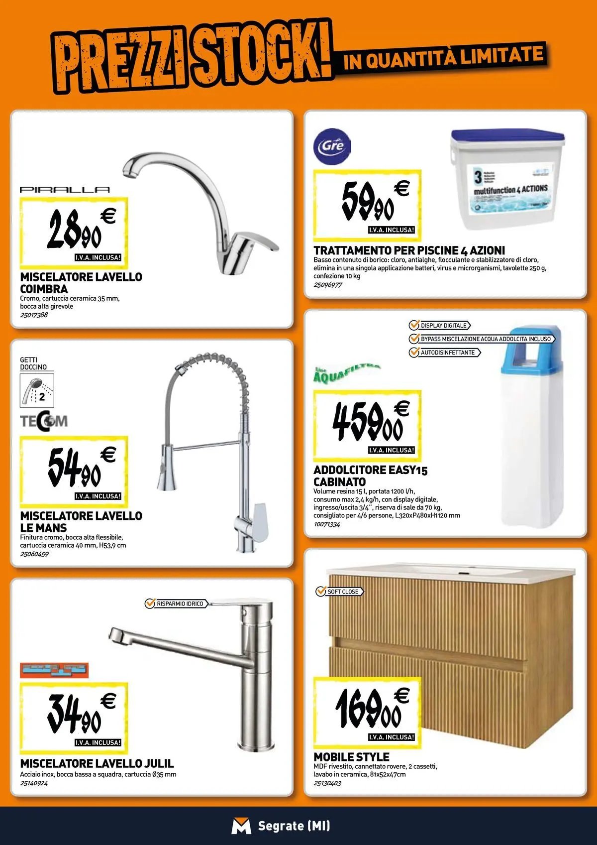 TECNOMAT - Straordinari prezzi stock!