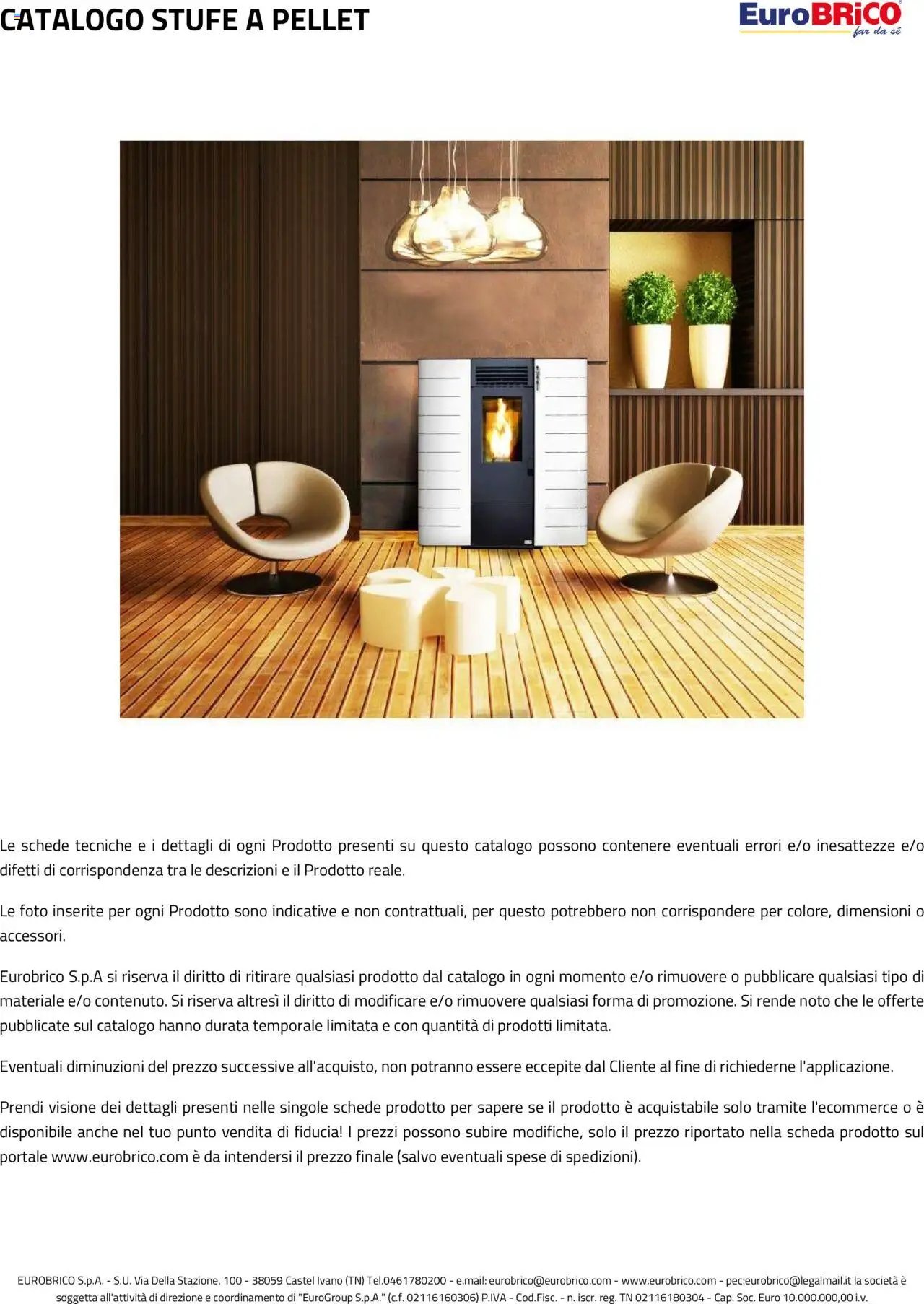 Eurobrico Stufe a Pellet catalogo