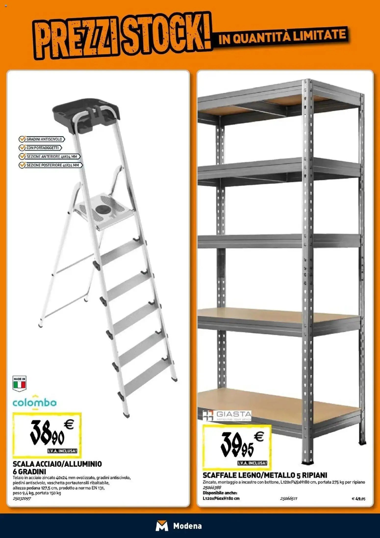 TECNOMAT - Straordinari prezzi stock!