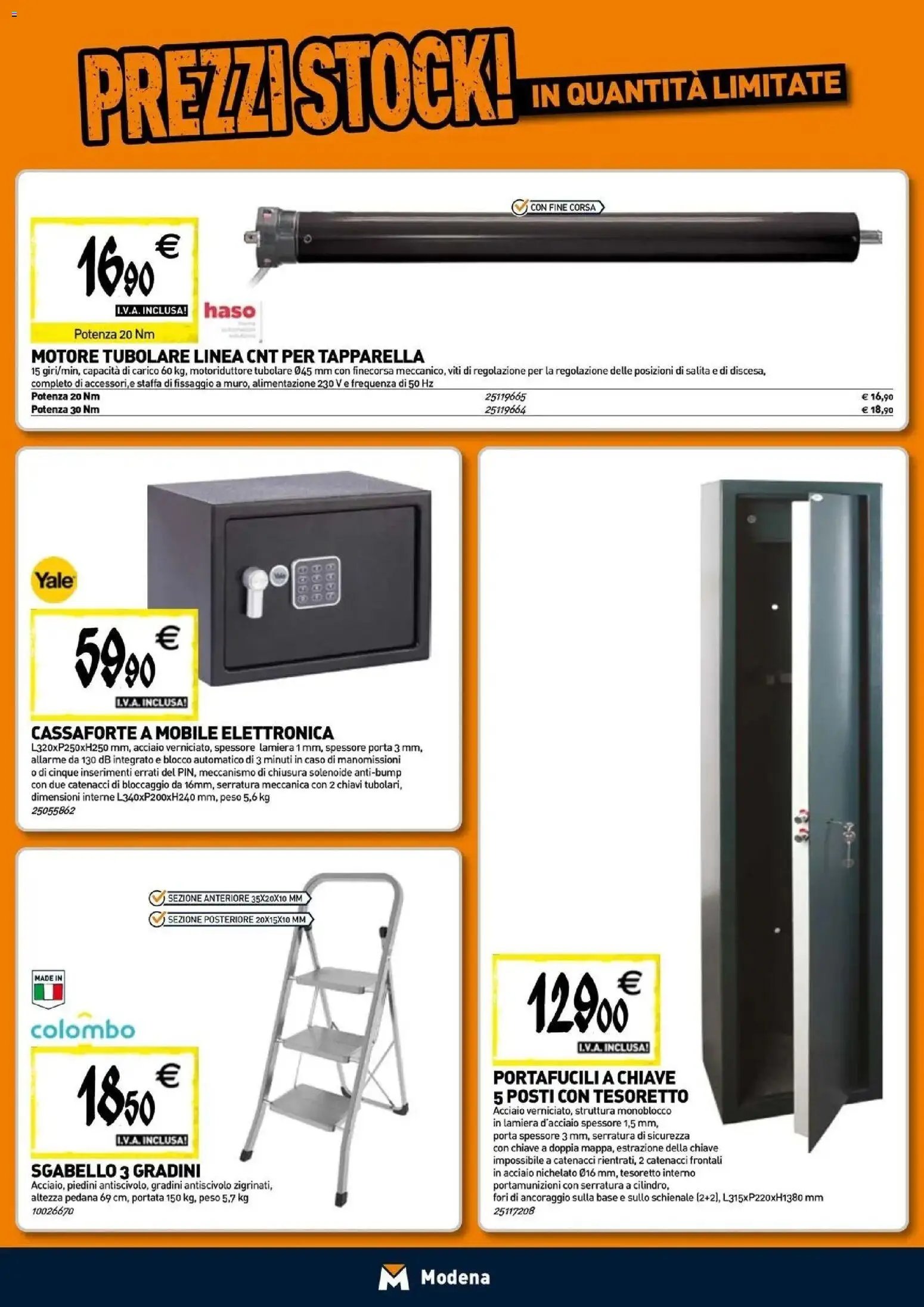 TECNOMAT - Straordinari prezzi stock!