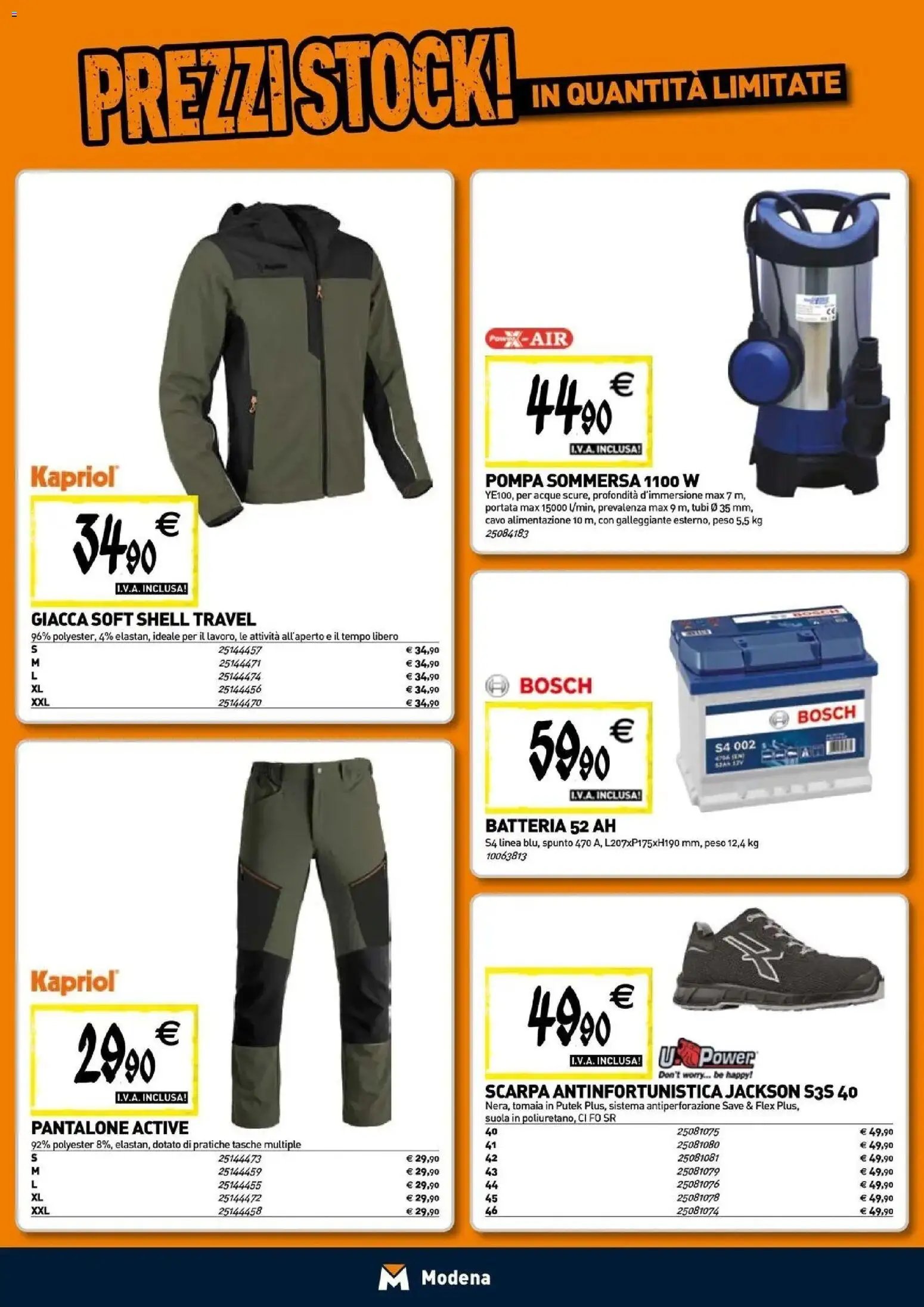 TECNOMAT - Straordinari prezzi stock!