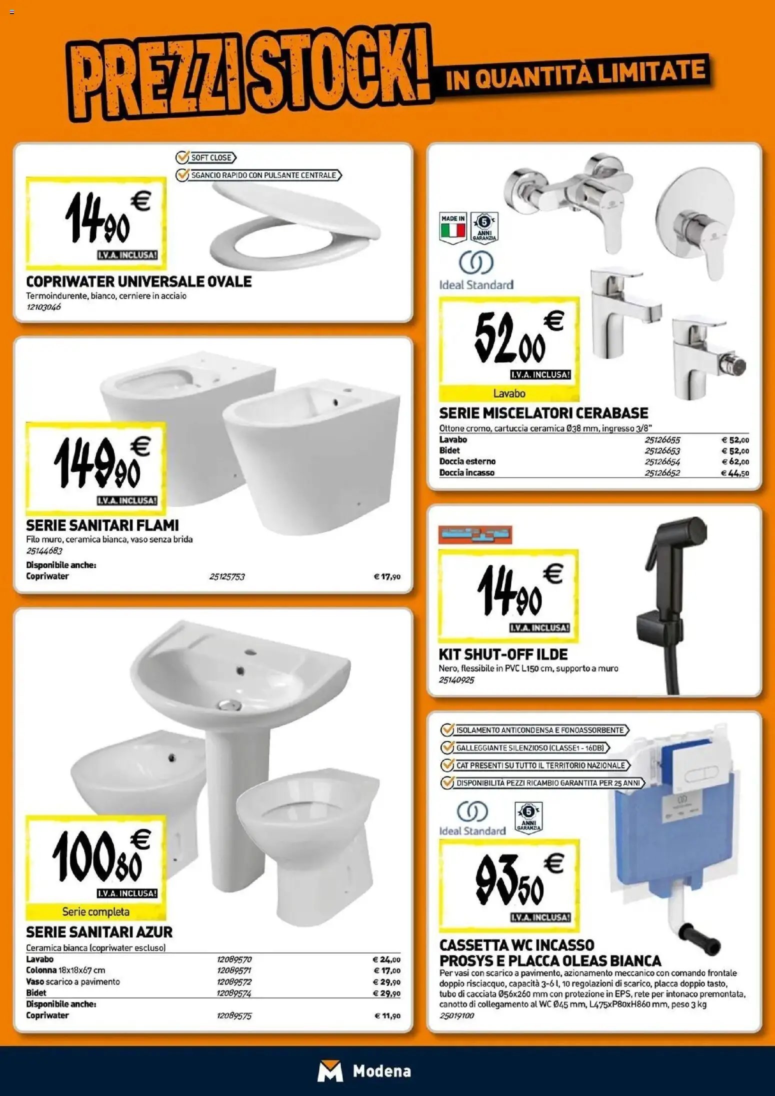 TECNOMAT - Straordinari prezzi stock!