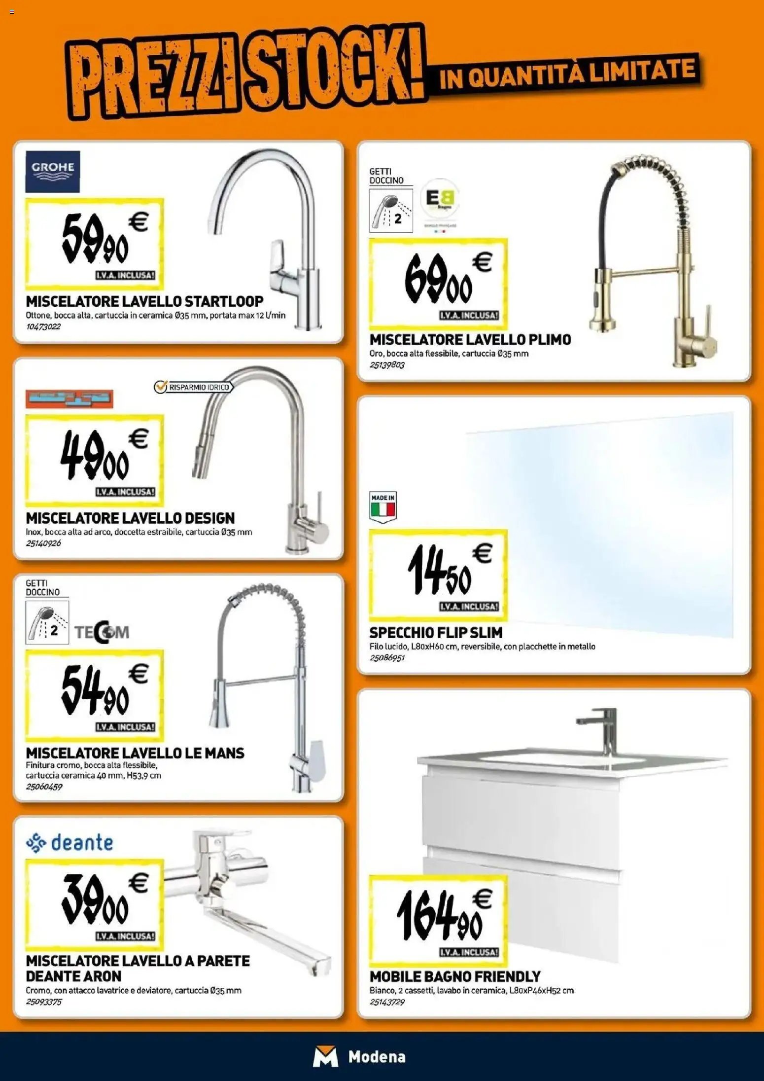 TECNOMAT - Straordinari prezzi stock!