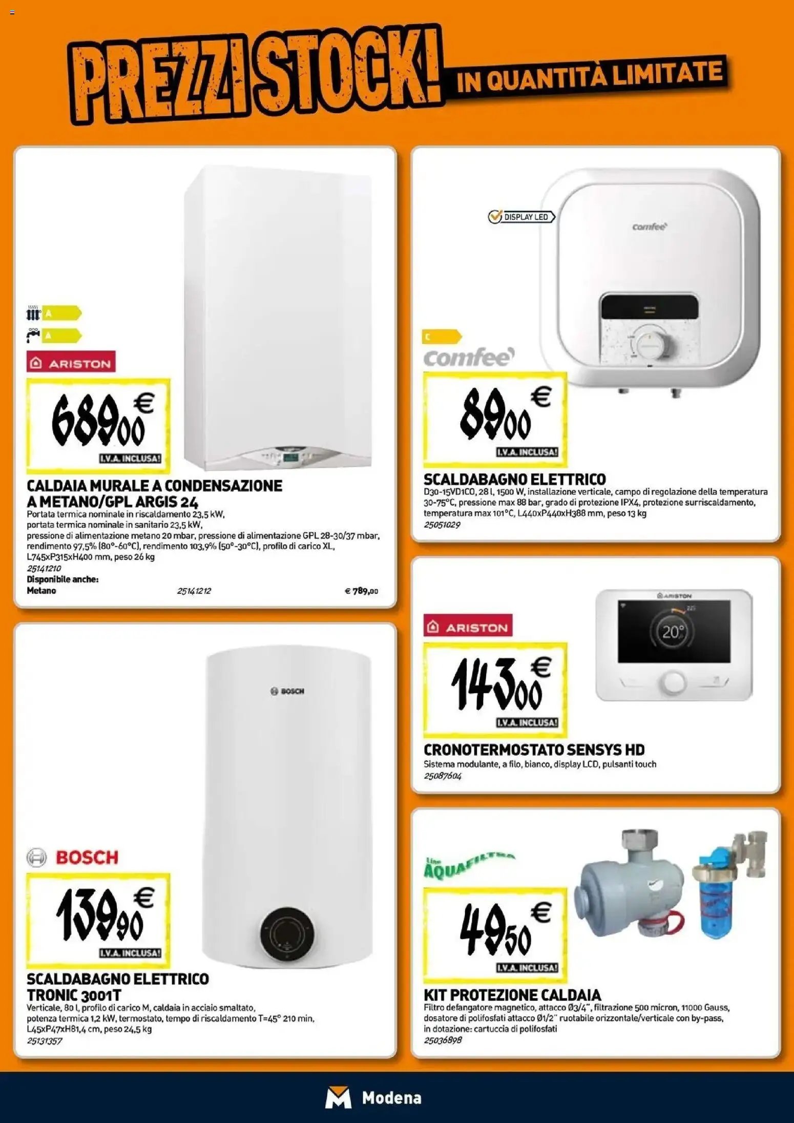 TECNOMAT - Straordinari prezzi stock!