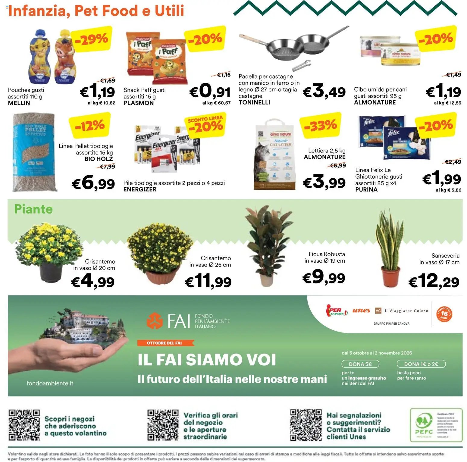 Unes volantino