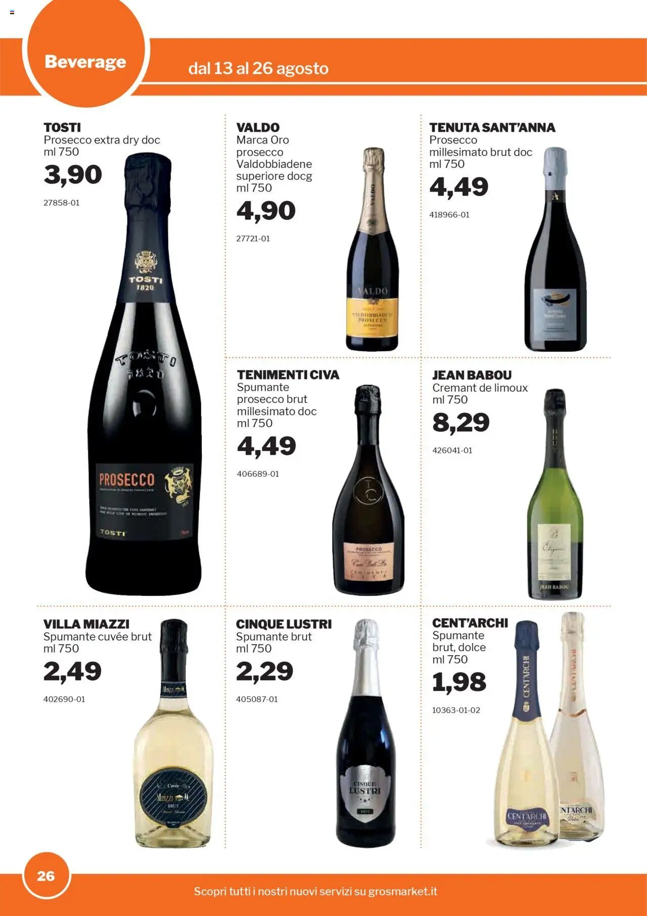 Volantino Sogegross (2025-08-13 - 2025-08-26)