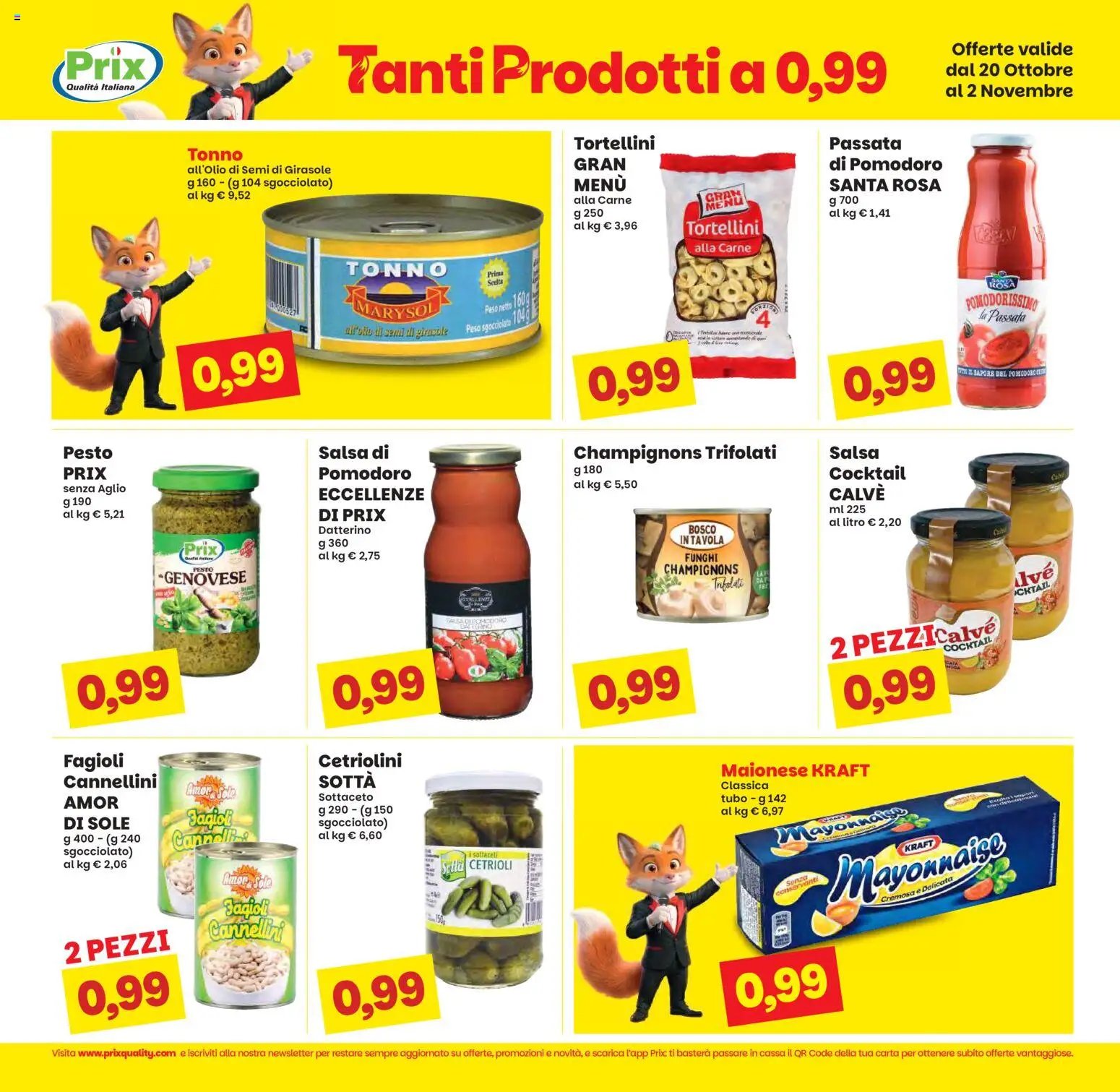 Prix volantino