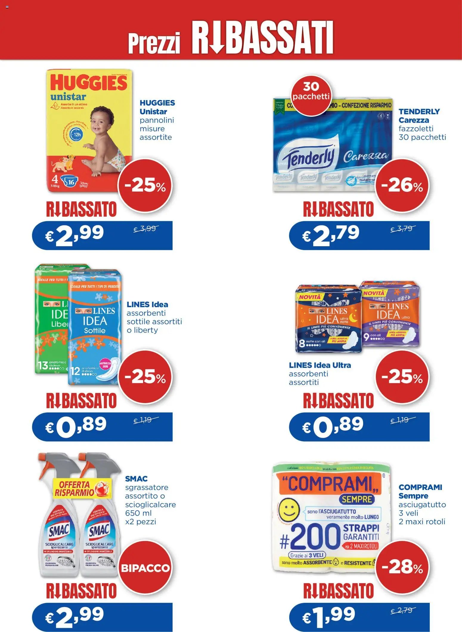 Acqua e Sapone volantino Prezzi Ribassati 3-2026 Cesar Spa