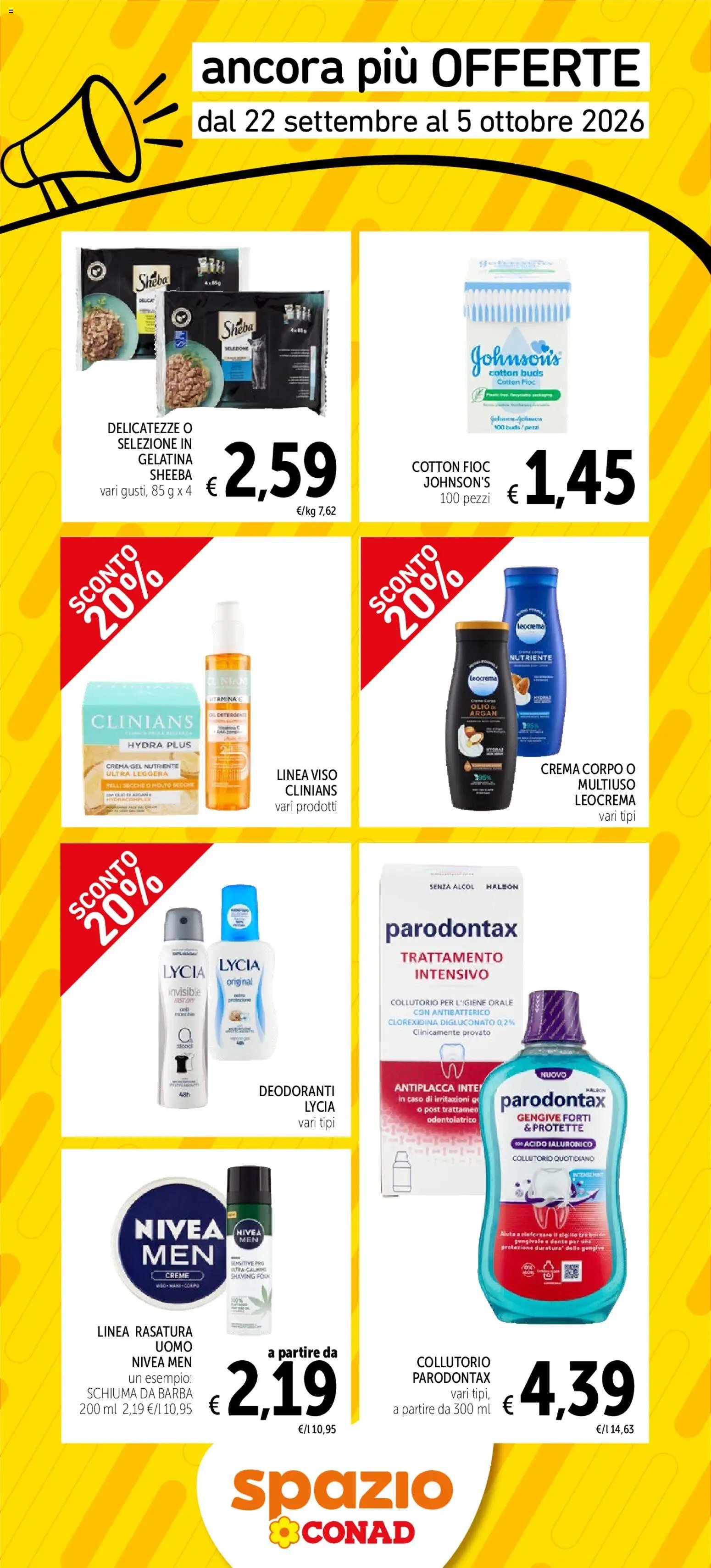 Spazio Conad volantino Ancora più offerte