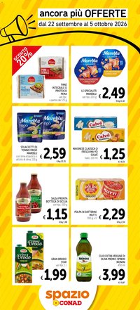 Spazio Conad volantino Ancora più offerte