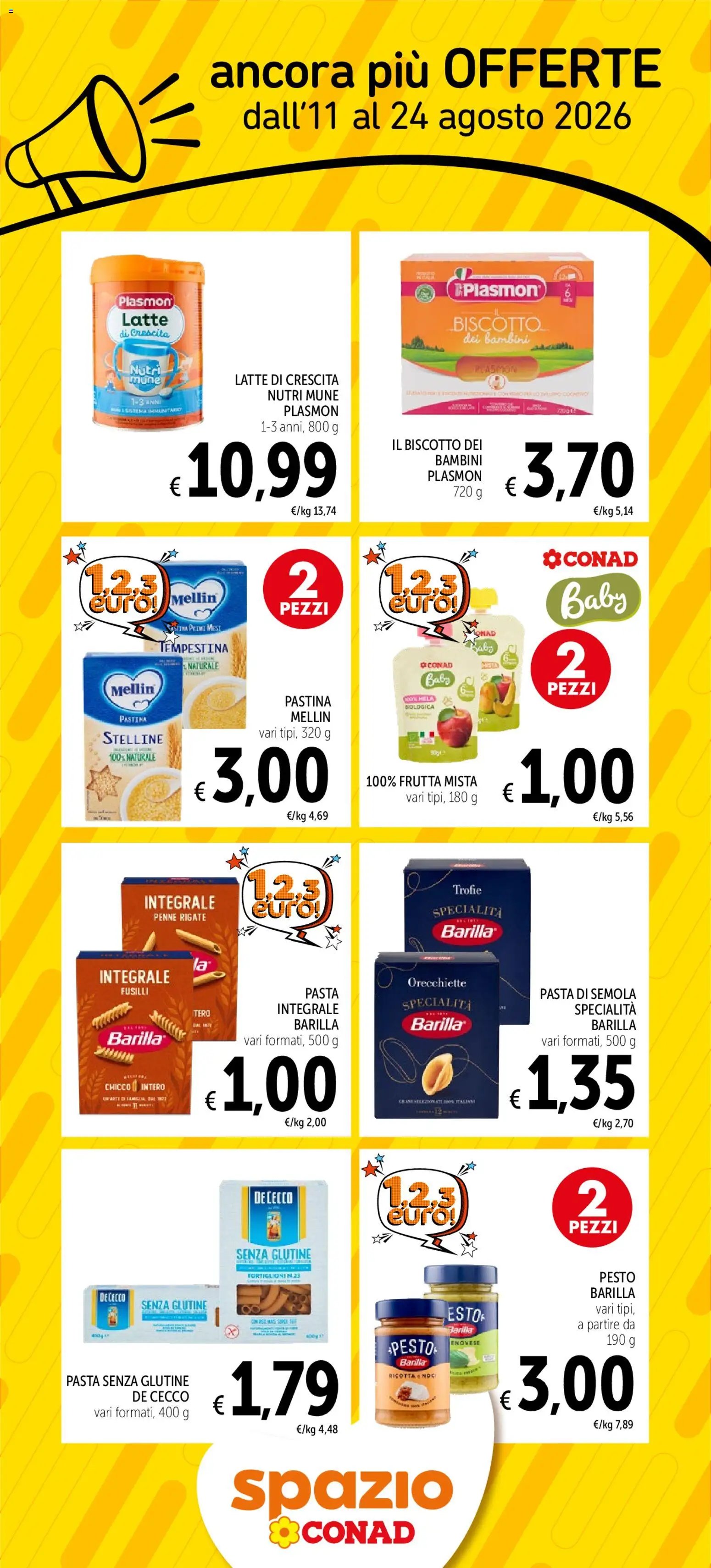 Spazio Conad volantino Ancora più offerte