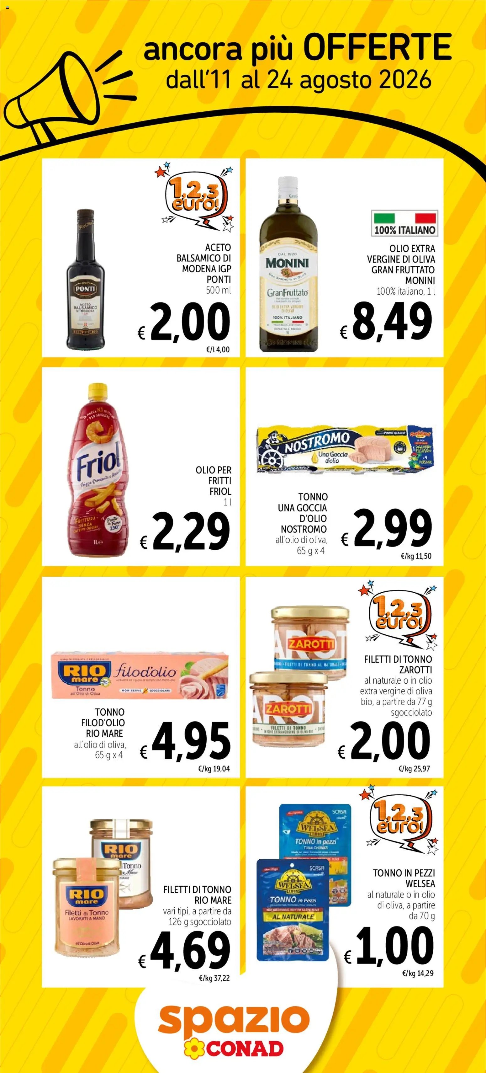 Spazio Conad volantino Ancora più offerte
