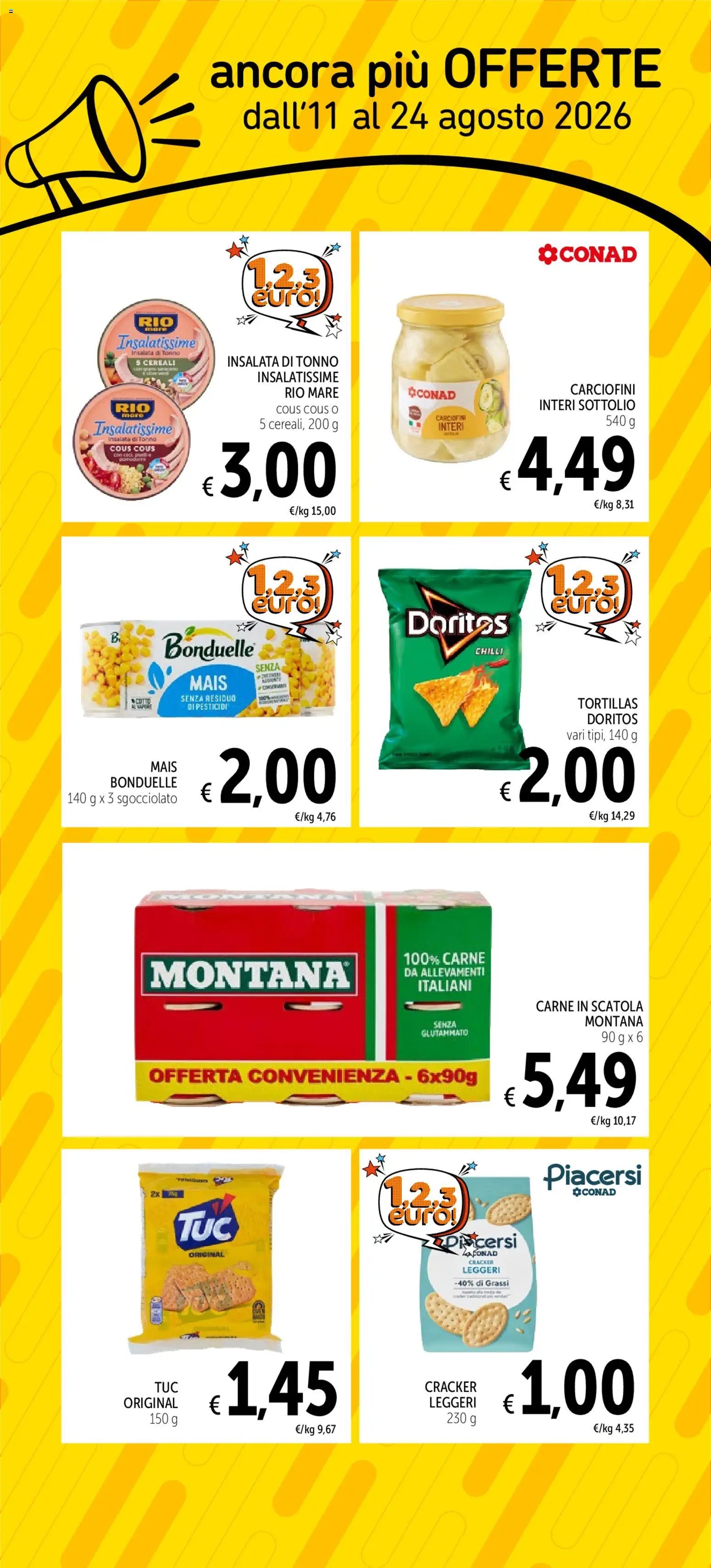 Spazio Conad volantino Ancora più offerte