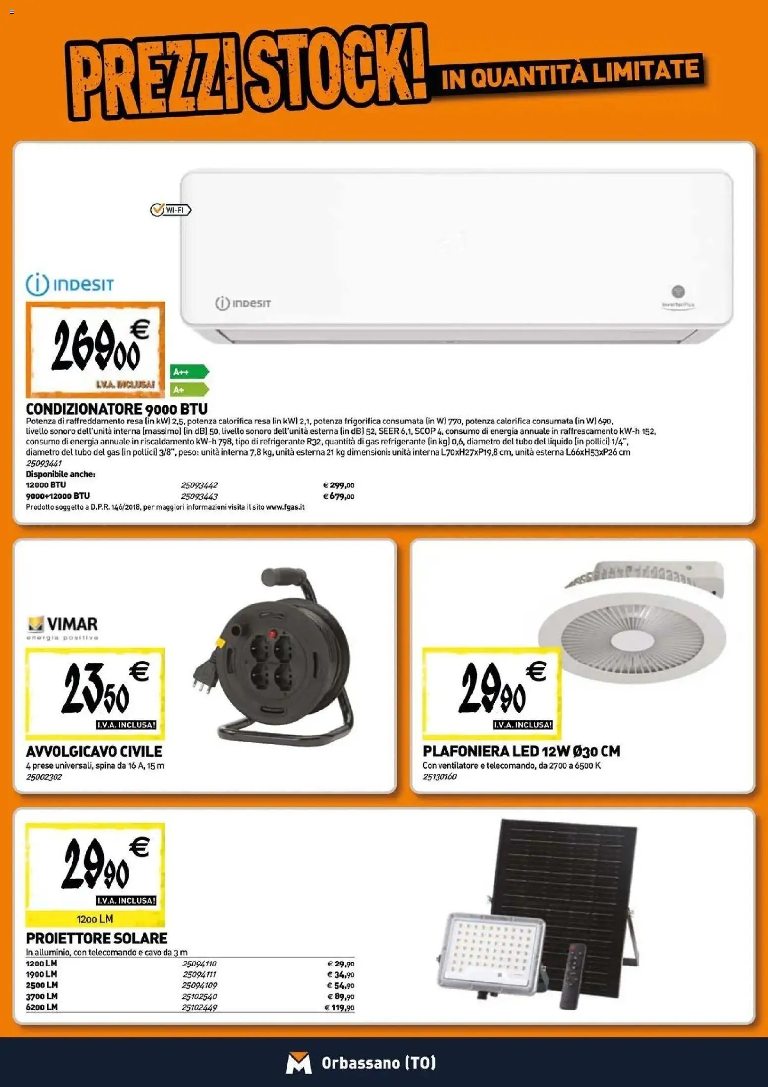 TECNOMAT - Straordinari prezzi stock!