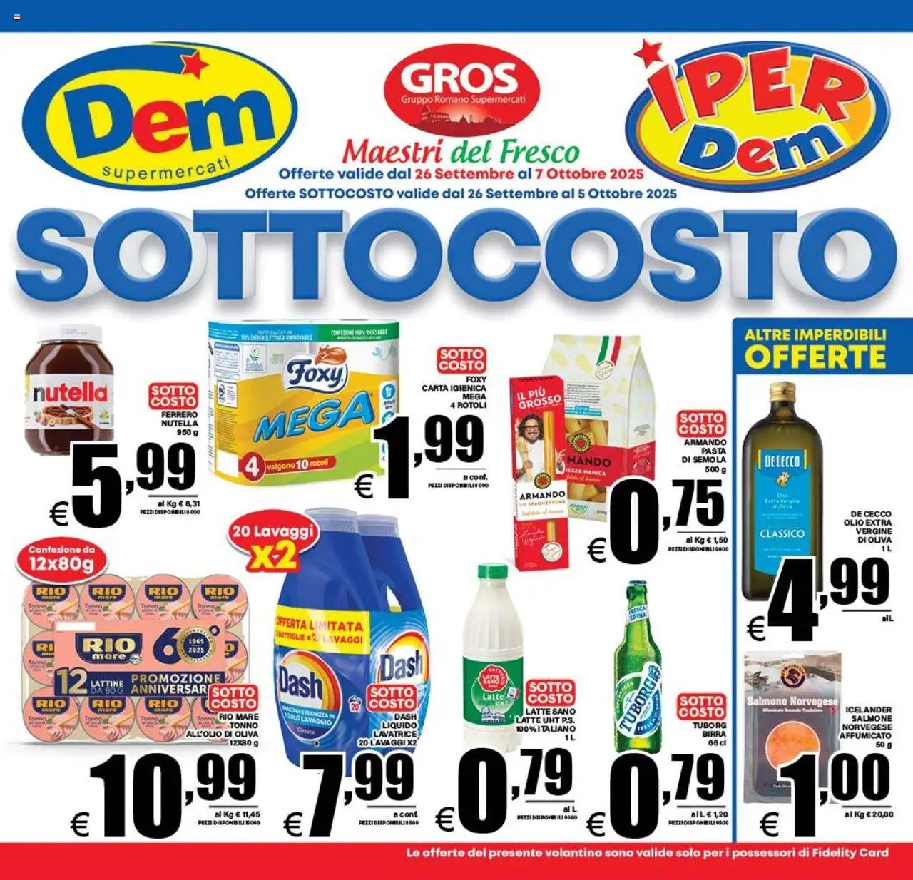 Volantino DEM (2025-09-26 - 2025-10-07)