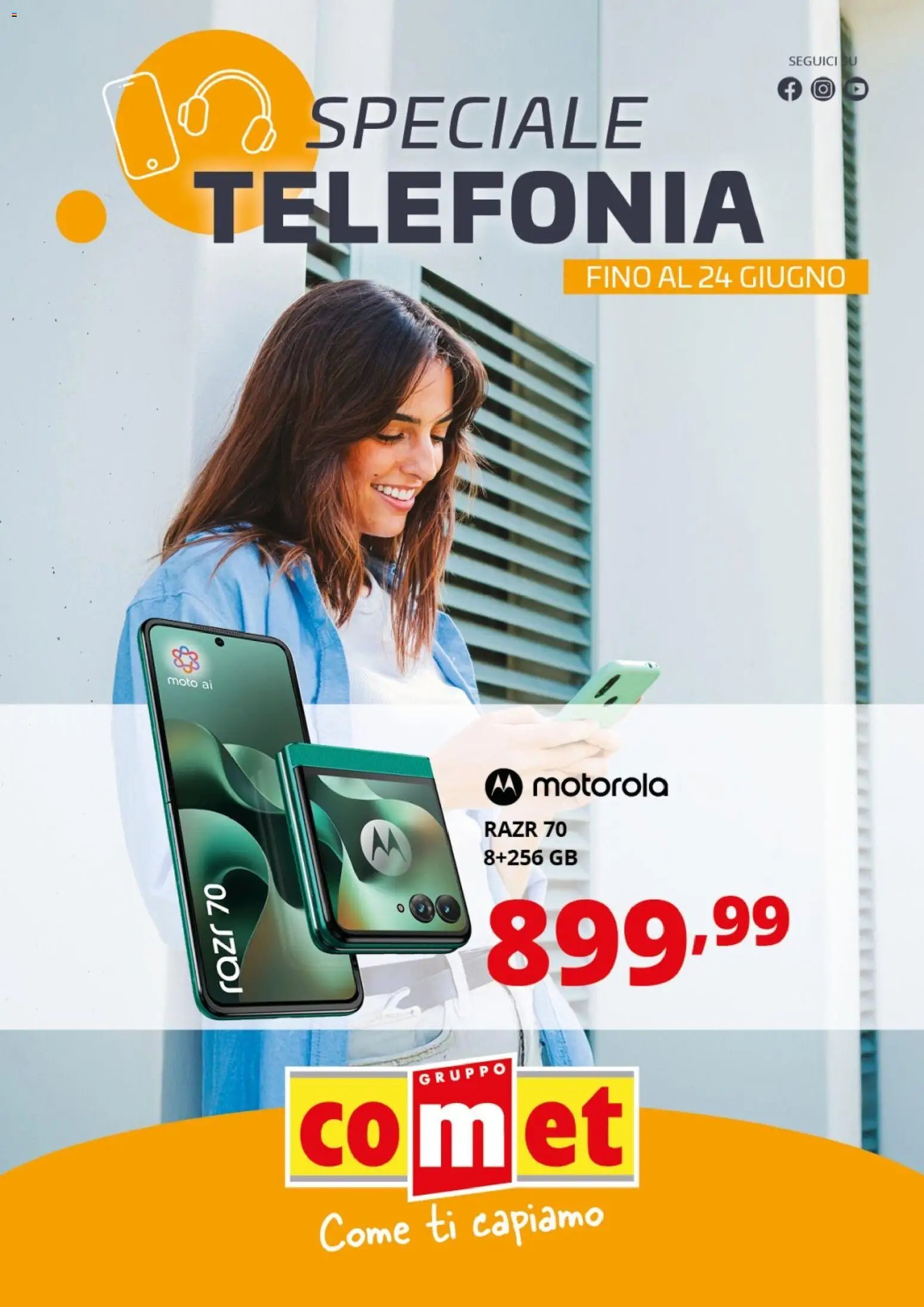 Comet volantino Telefonia