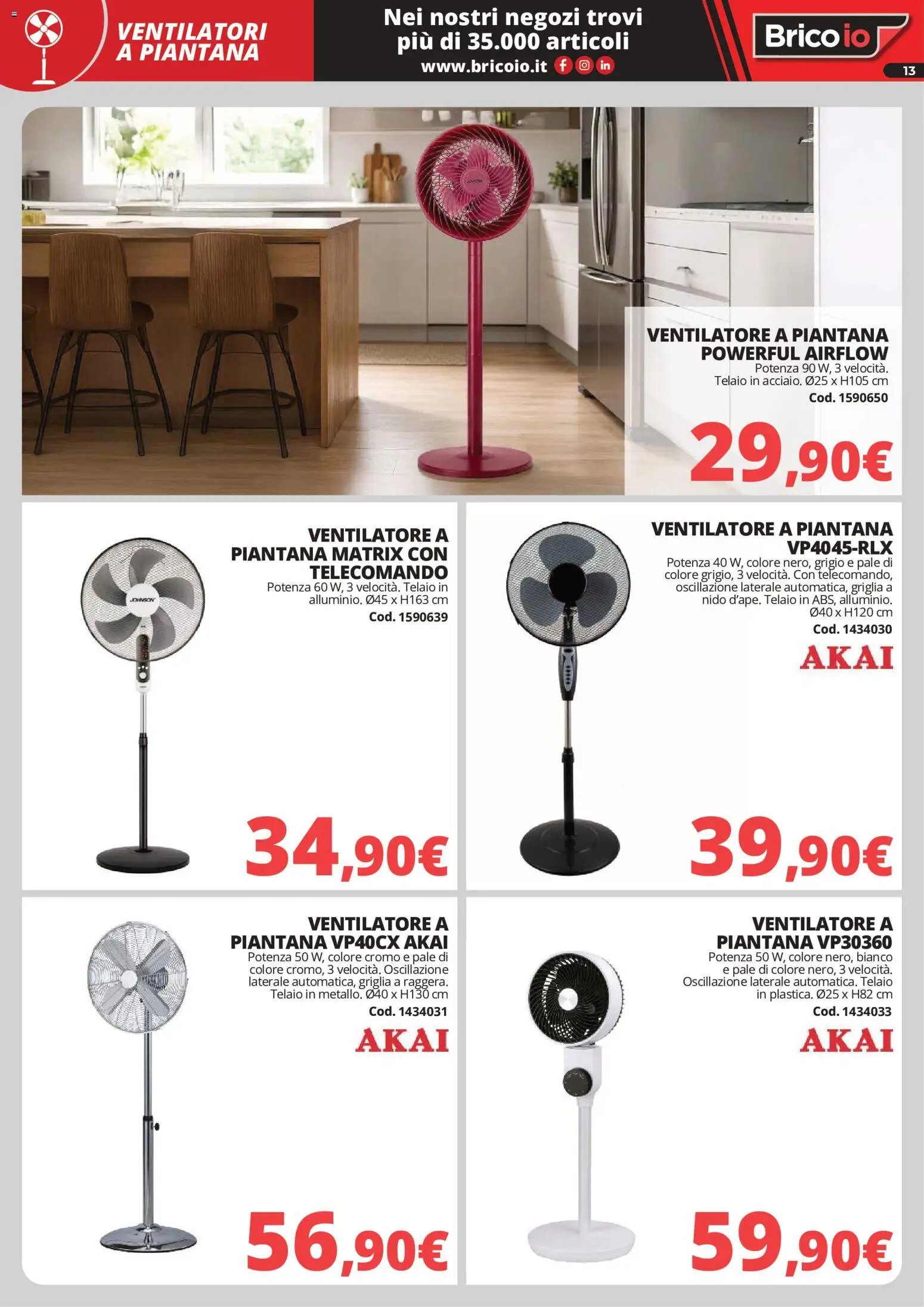 Brico io volantino Refrigerazione