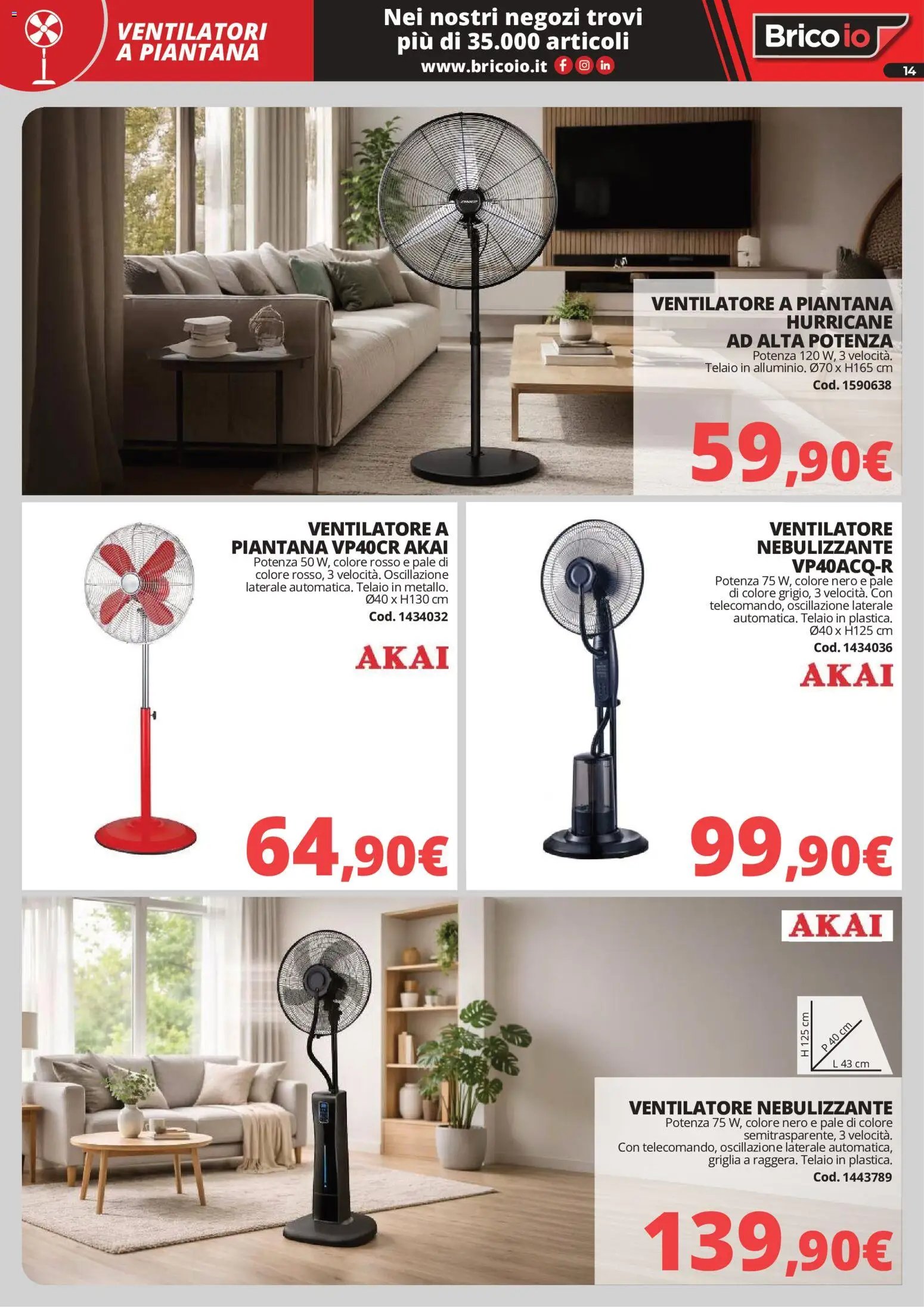 Brico io volantino Refrigerazione