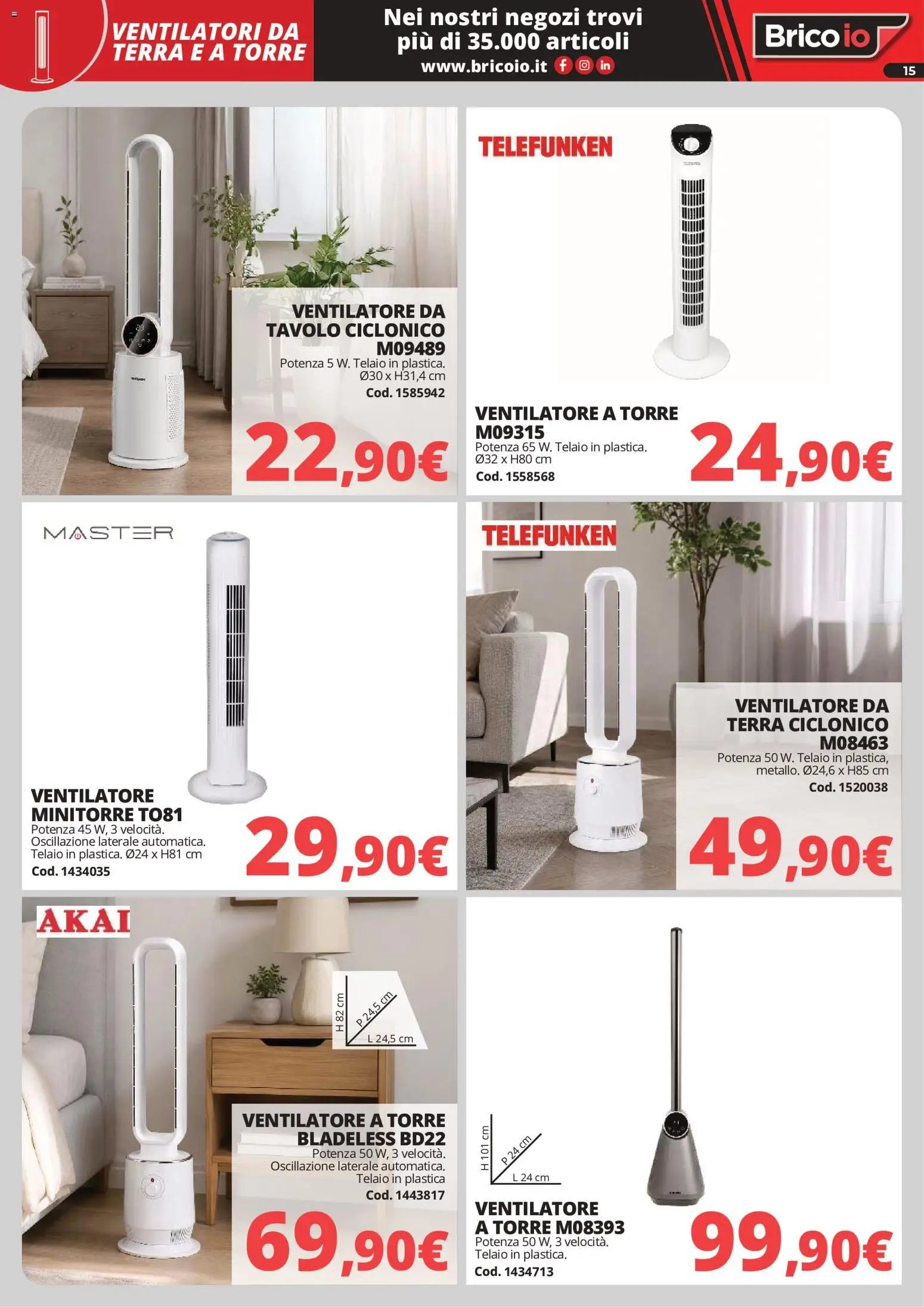 Brico io volantino Refrigerazione