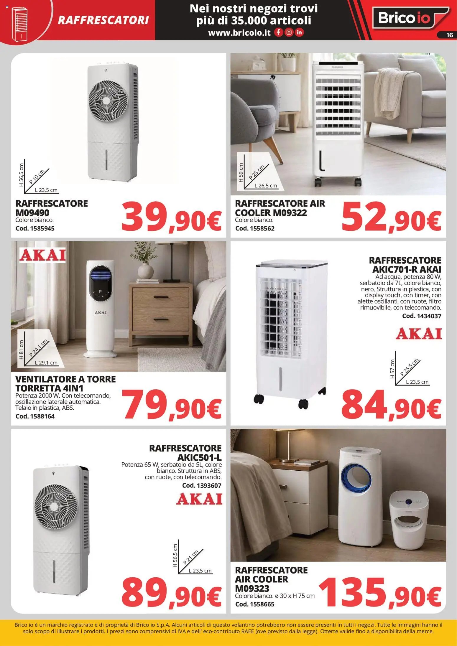 Brico io volantino Refrigerazione