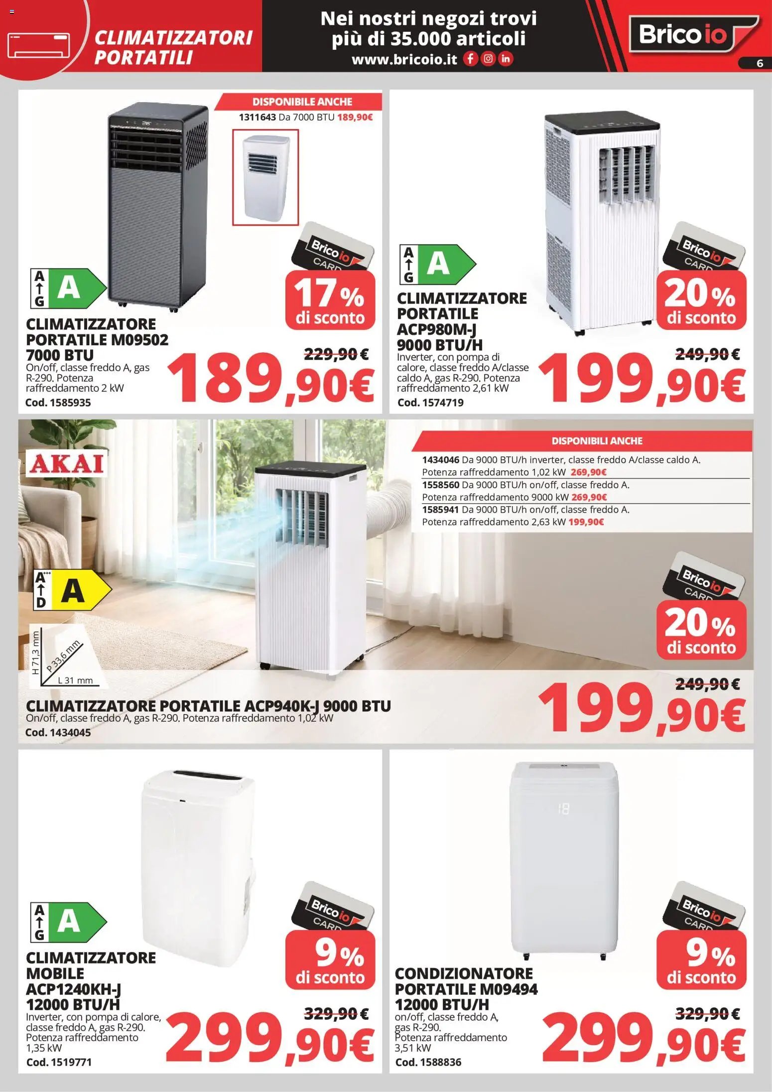Brico io volantino Refrigerazione