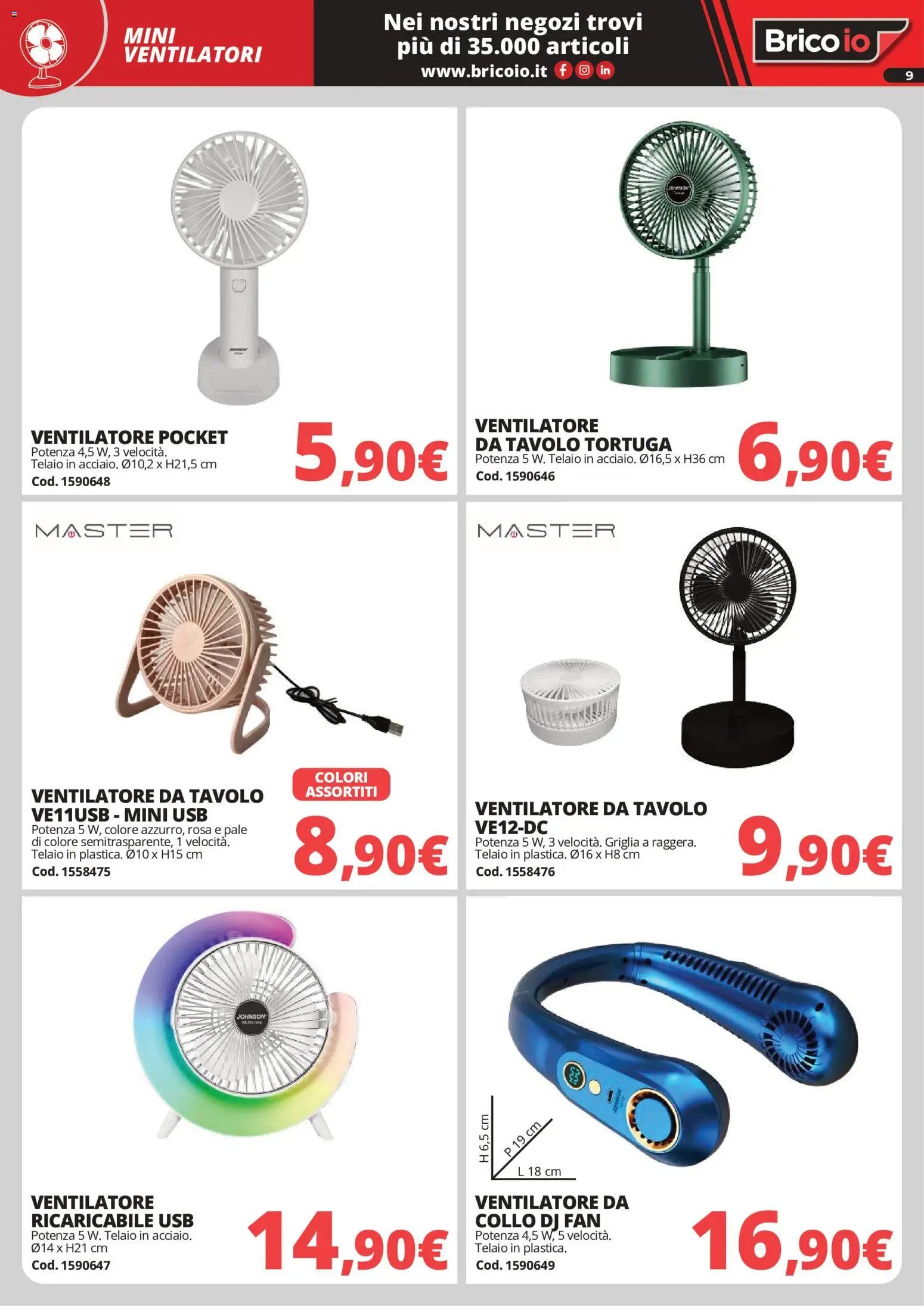 Brico io volantino Refrigerazione