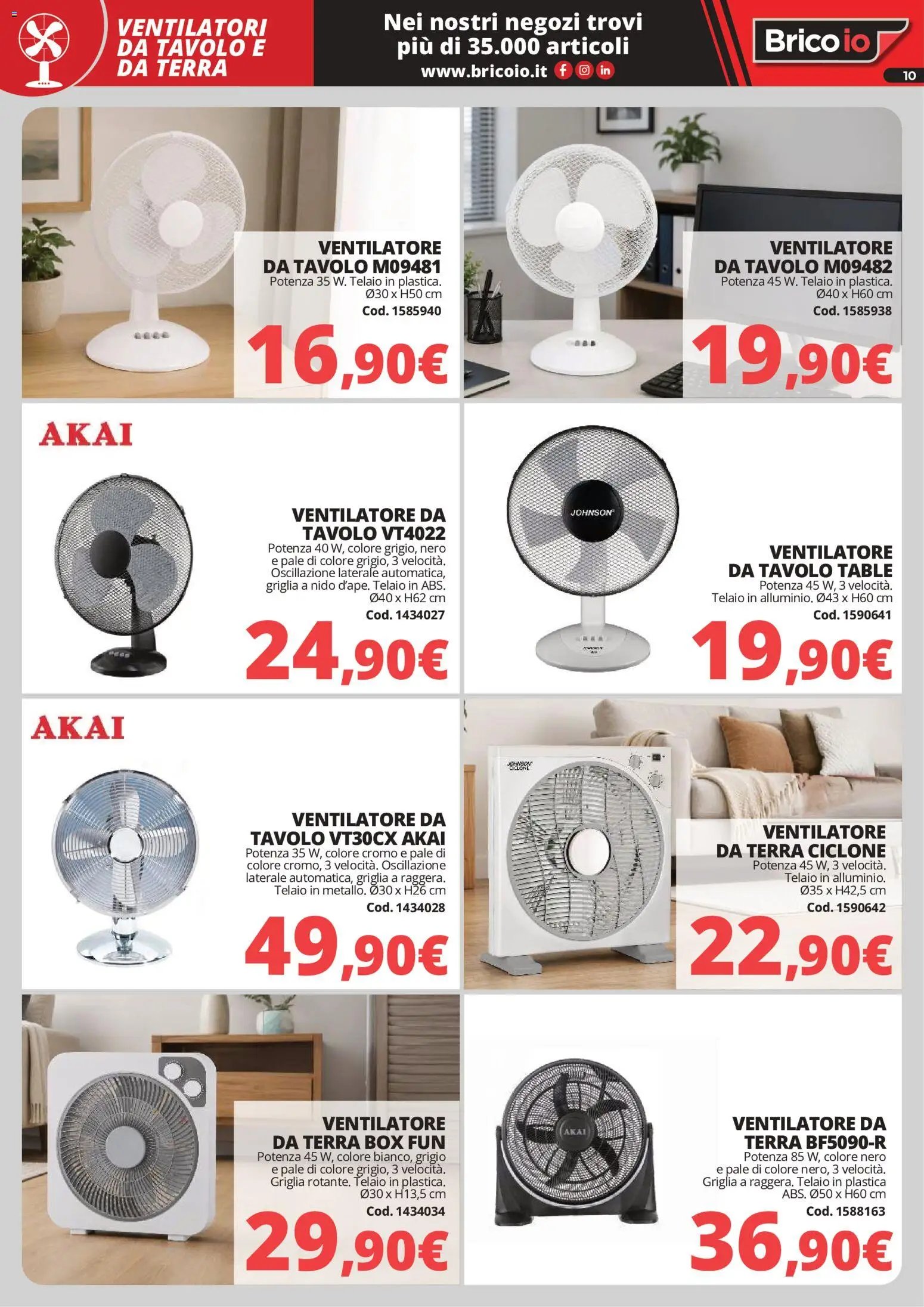 Brico io volantino Refrigerazione