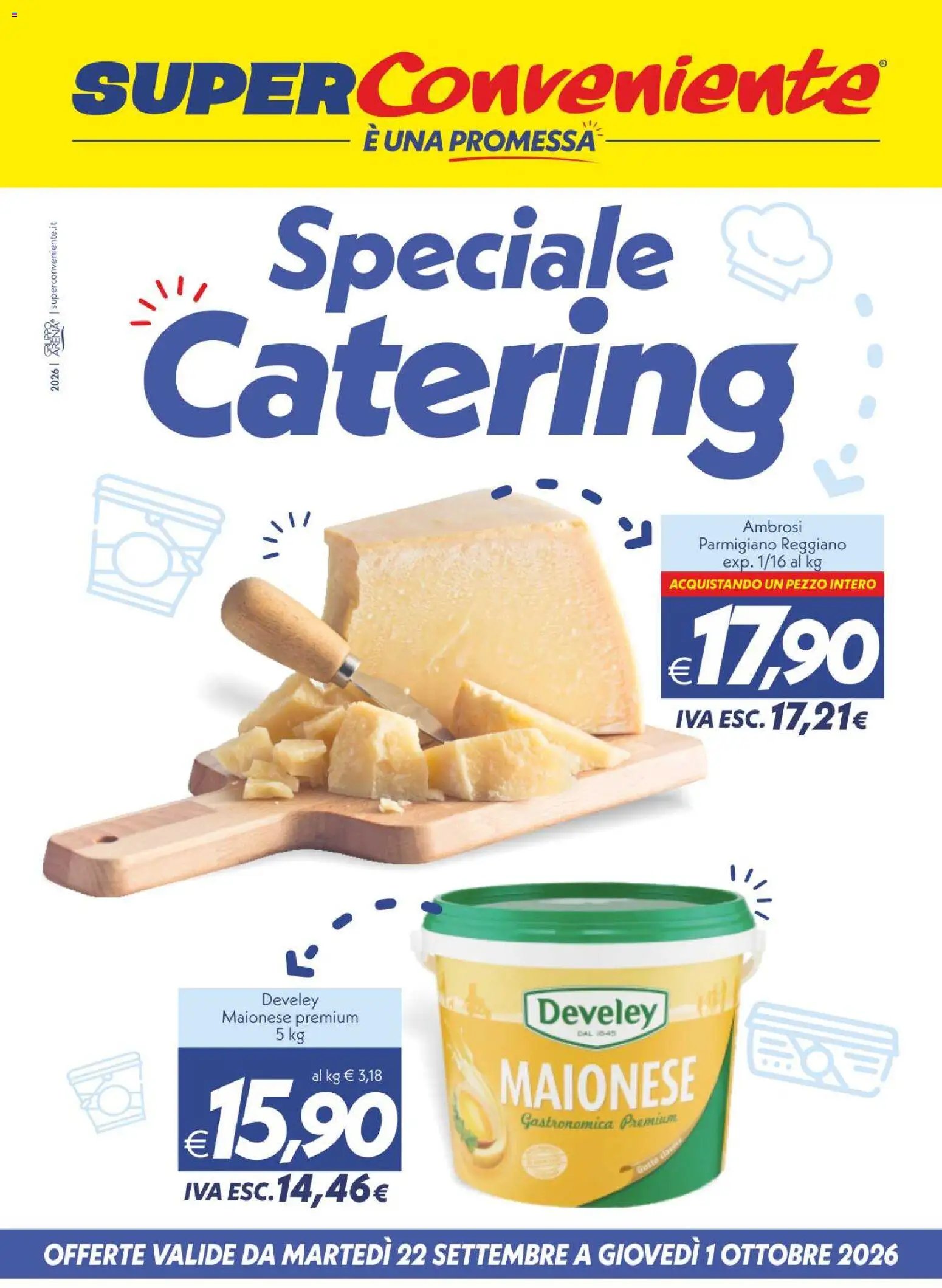 SuperConveniente volantino Catering Enna, Misterbianco