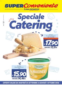 SuperConveniente volantino Catering Enna, Misterbianco