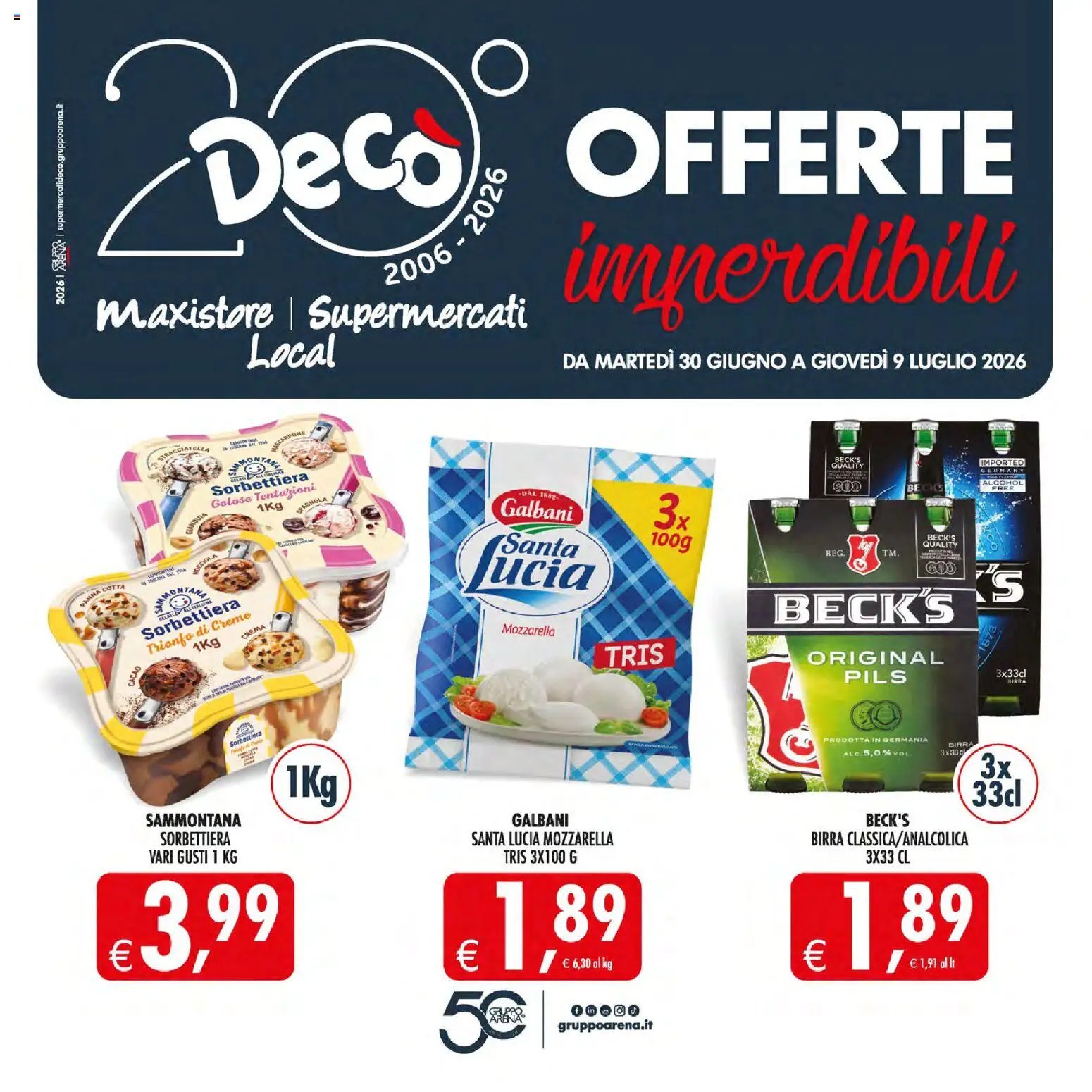 Decò volantino Maxistore, Supermercati, Local Sicilia