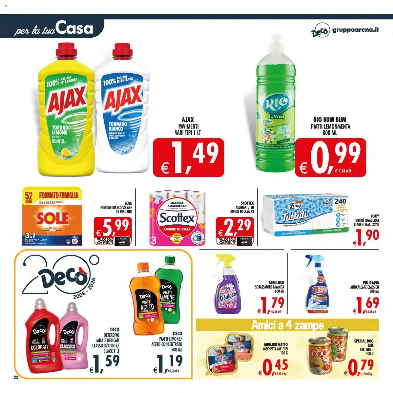 Decò volantino Maxistore, Supermercati, Local Sicilia