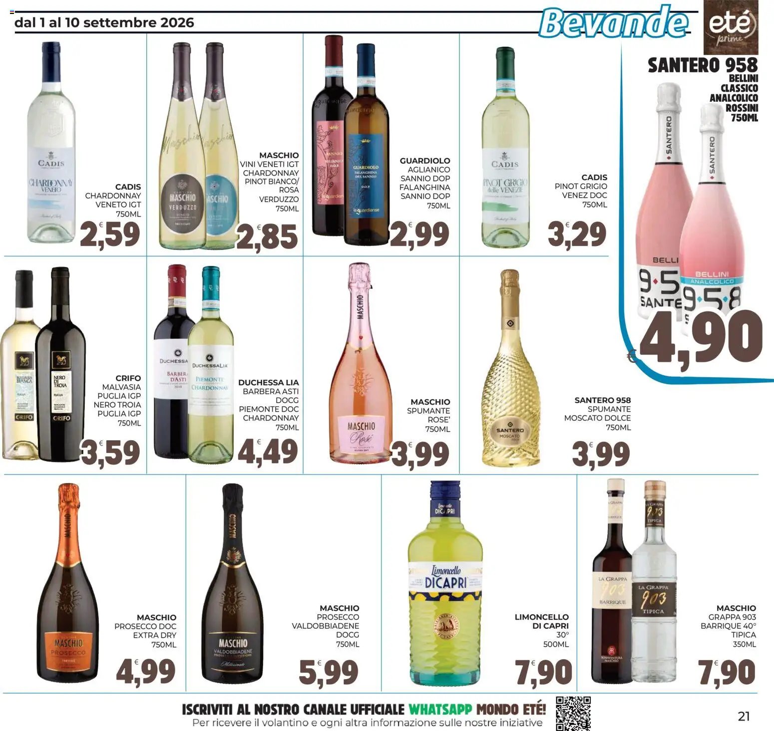 Eté volantino Prime