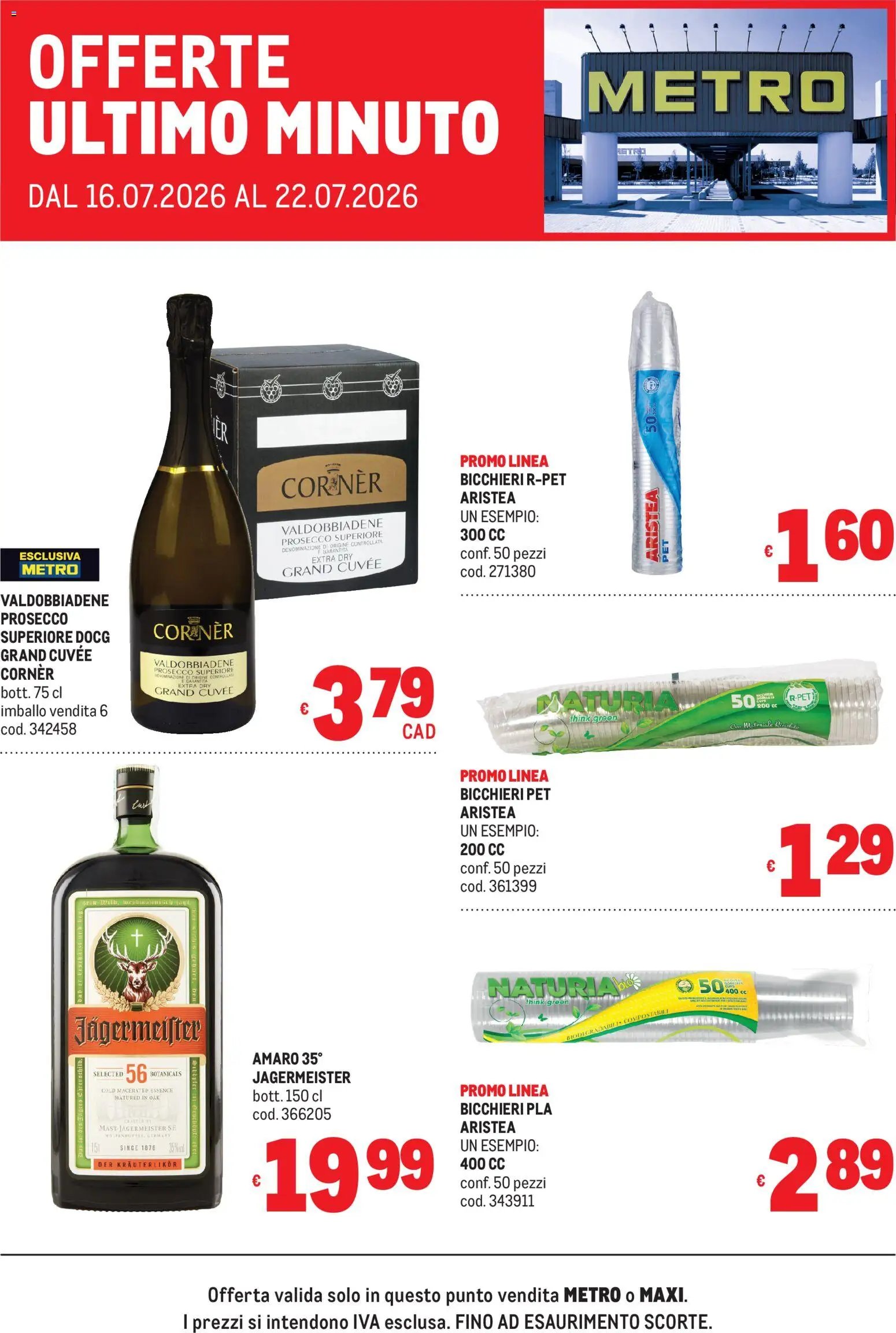 Metro volantino Offerte ultimo minuto