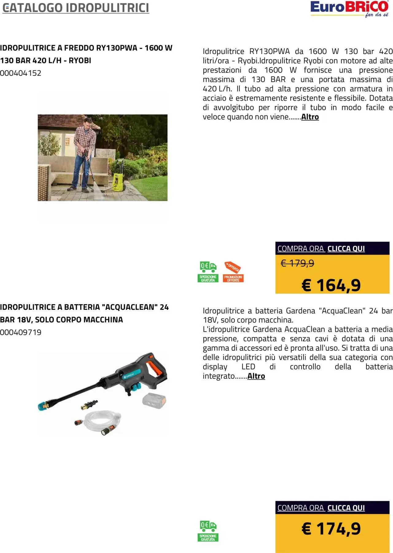 Eurobrico Idropulitrici catalogo