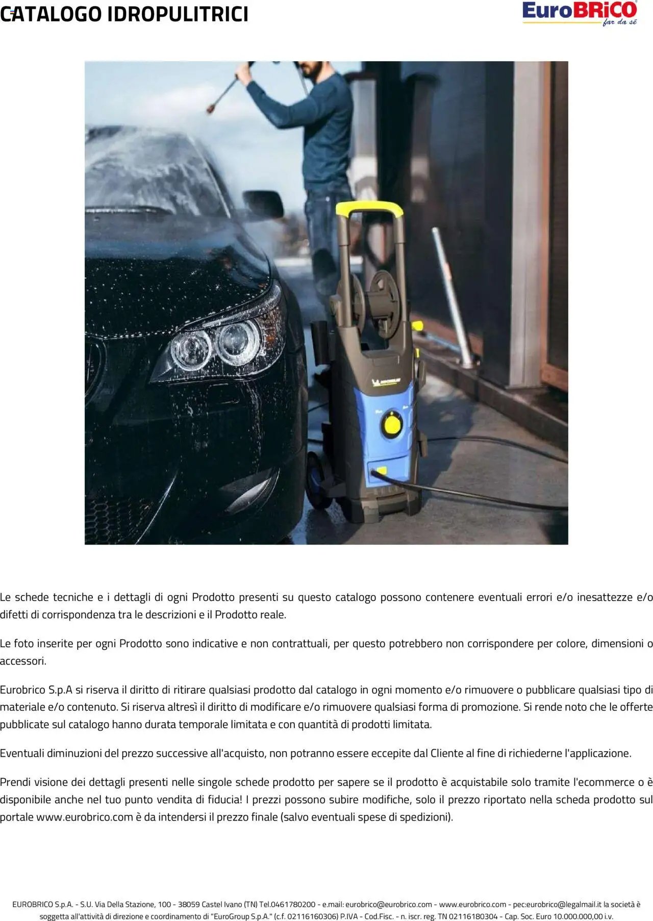 Eurobrico Idropulitrici catalogo