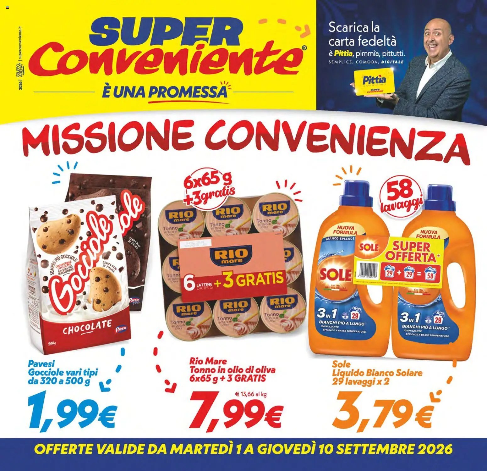 SuperConveniente volantino Messina, Siracusa, Palermo