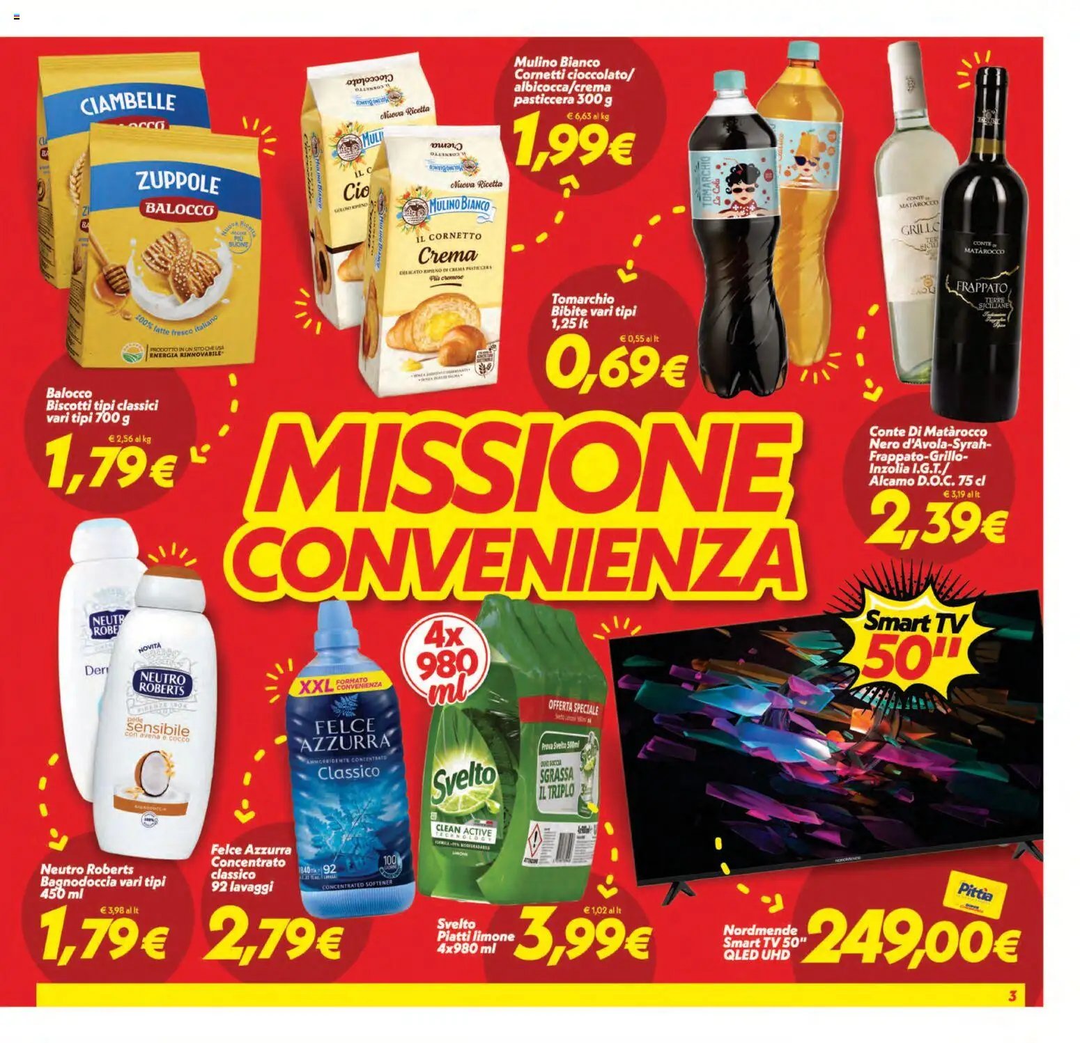 SuperConveniente volantino Messina, Siracusa, Palermo