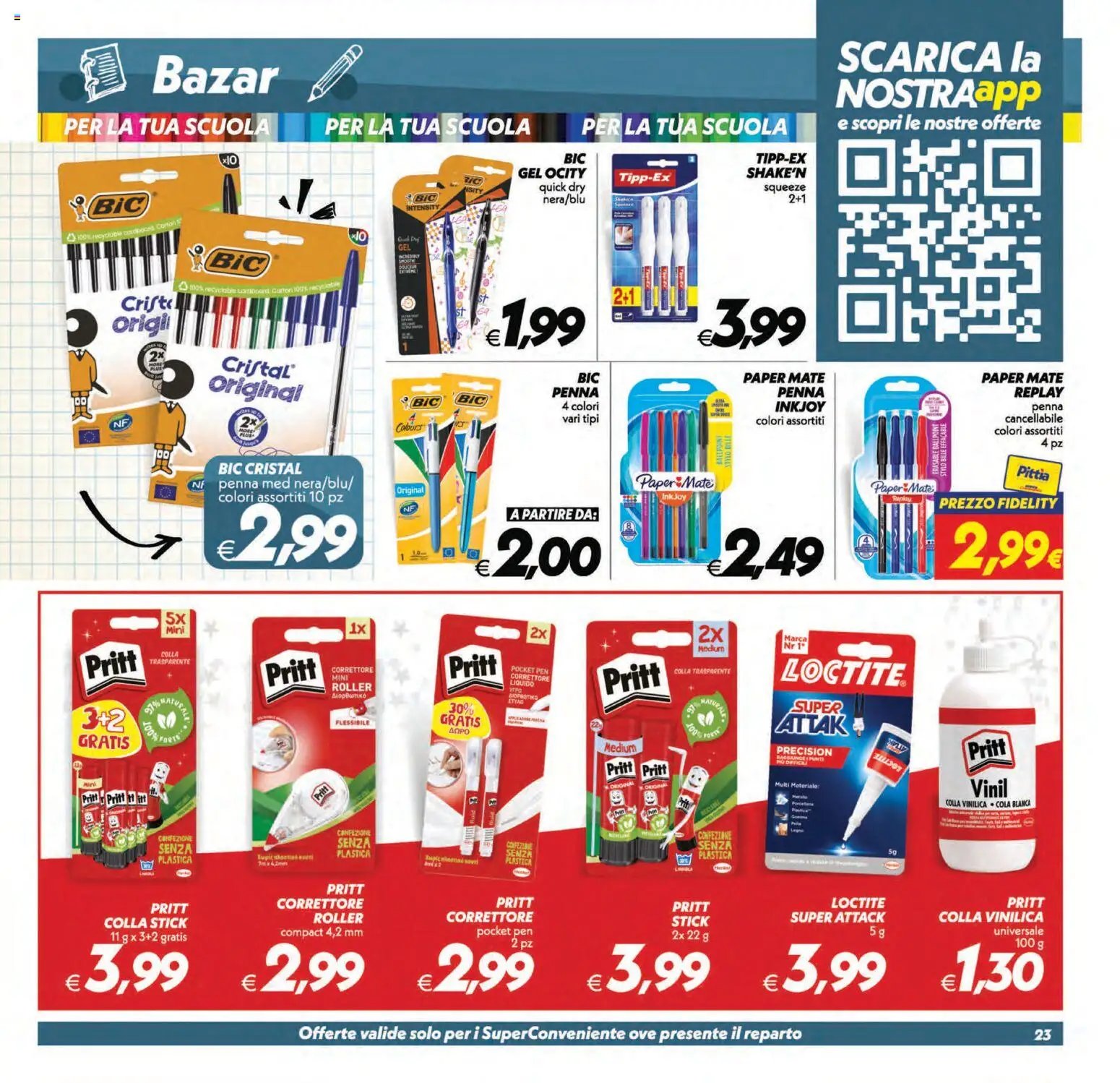 SuperConveniente volantino Messina, Siracusa, Palermo